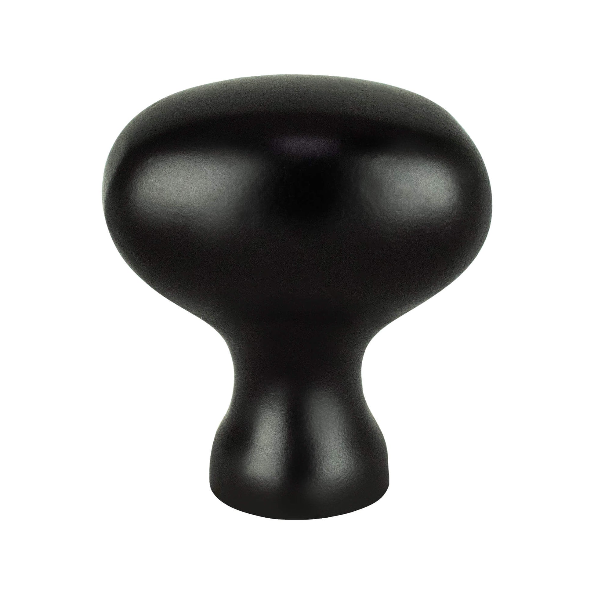 Matte Black - 3/4" - Transitional Advantage Three Knob by Berenson - New York Hardware