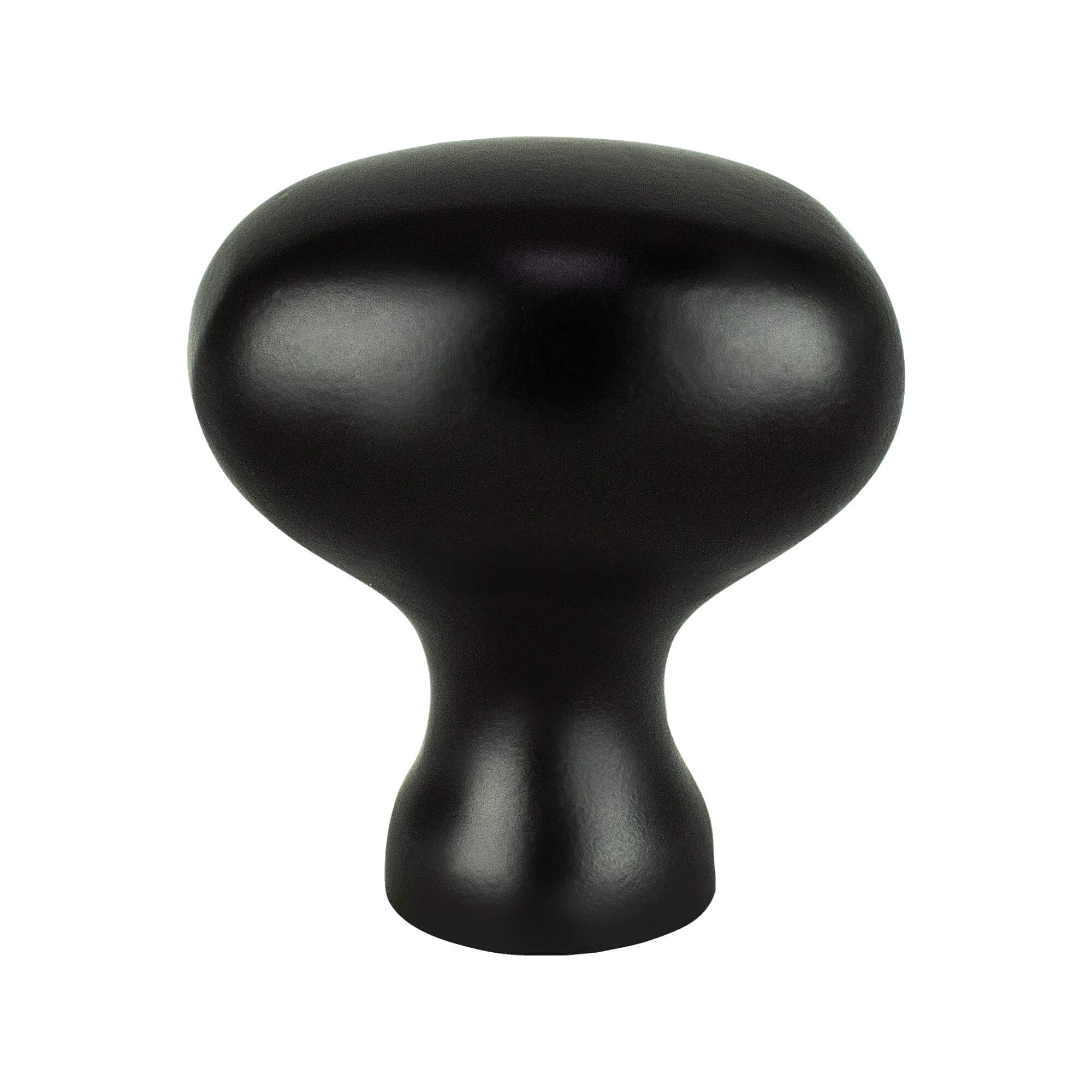 Matte Black - 3/4" - Transitional Advantage Three Knob by Berenson - New York Hardware