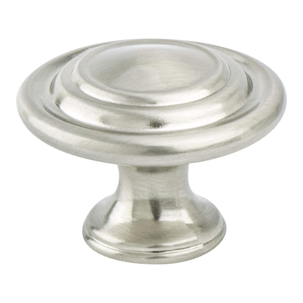 Brushed Nickel - 1-5/16" - Traditional Advantage Four Knob by Berenson - New York Hardware