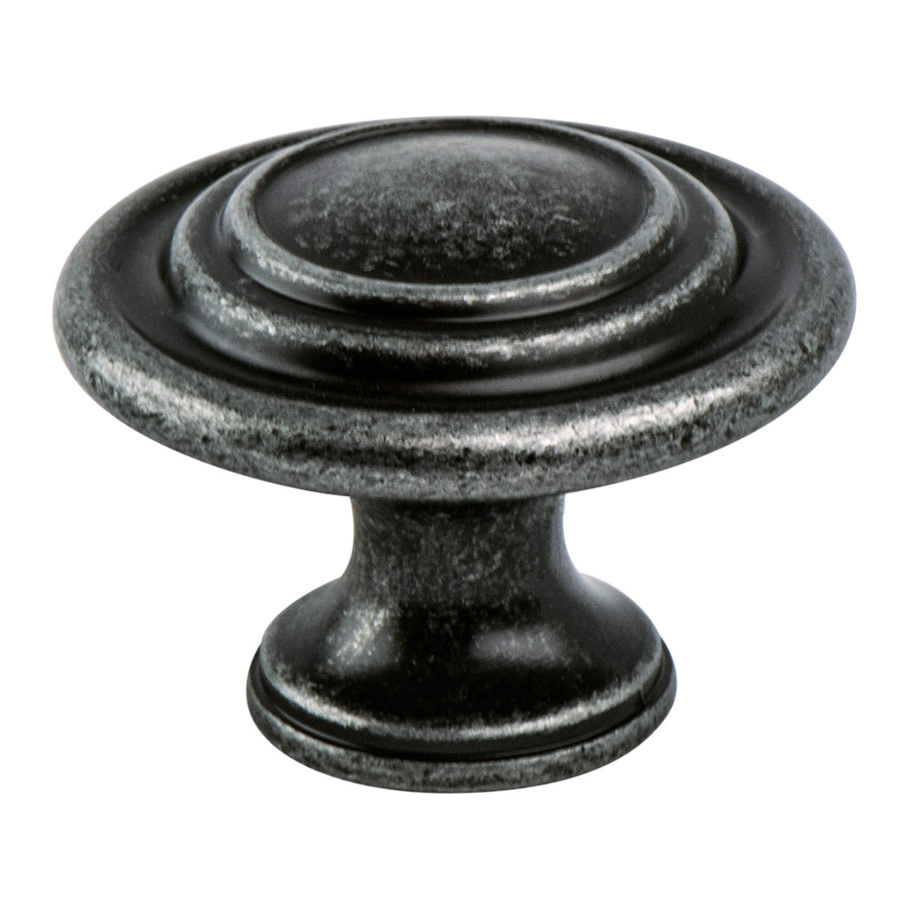 Antique Pewter - 1-5/16" - Advantage Two Knob by Berenson - New York Hardware