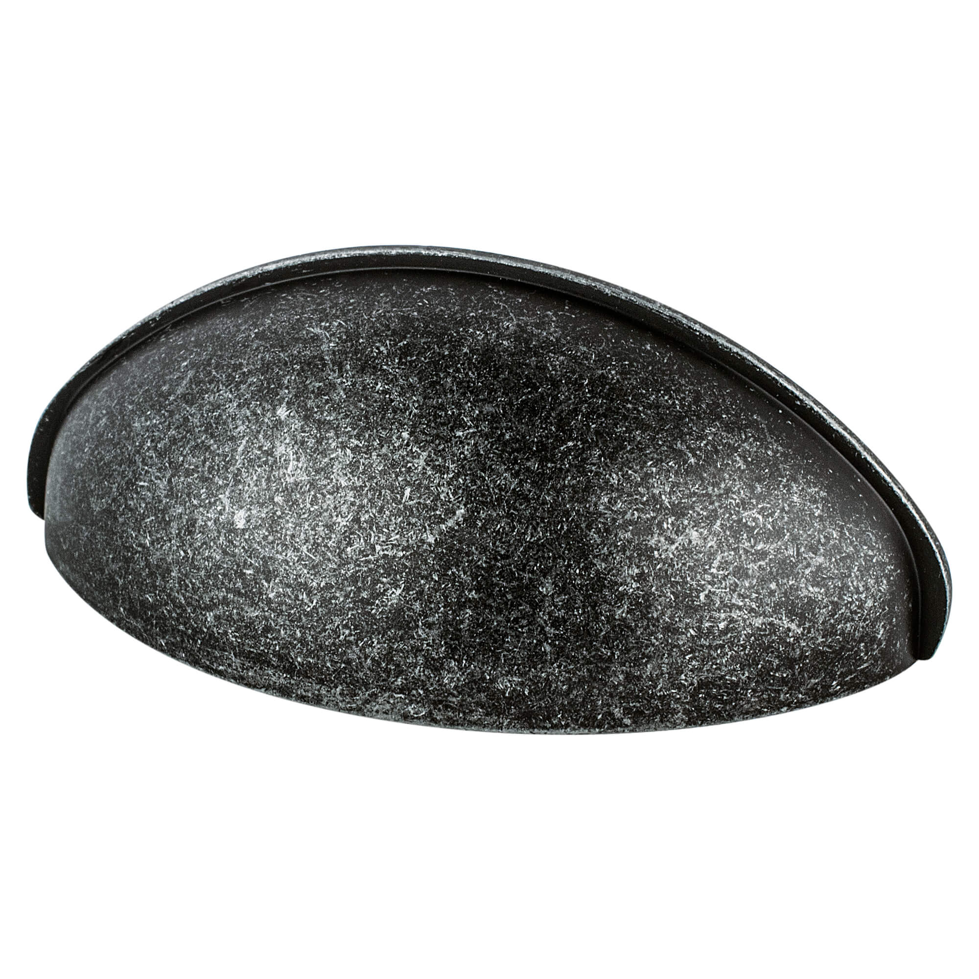 Antique Pewter - 64mm - Advantage Two Cup Pull by Berenson - New York Hardware