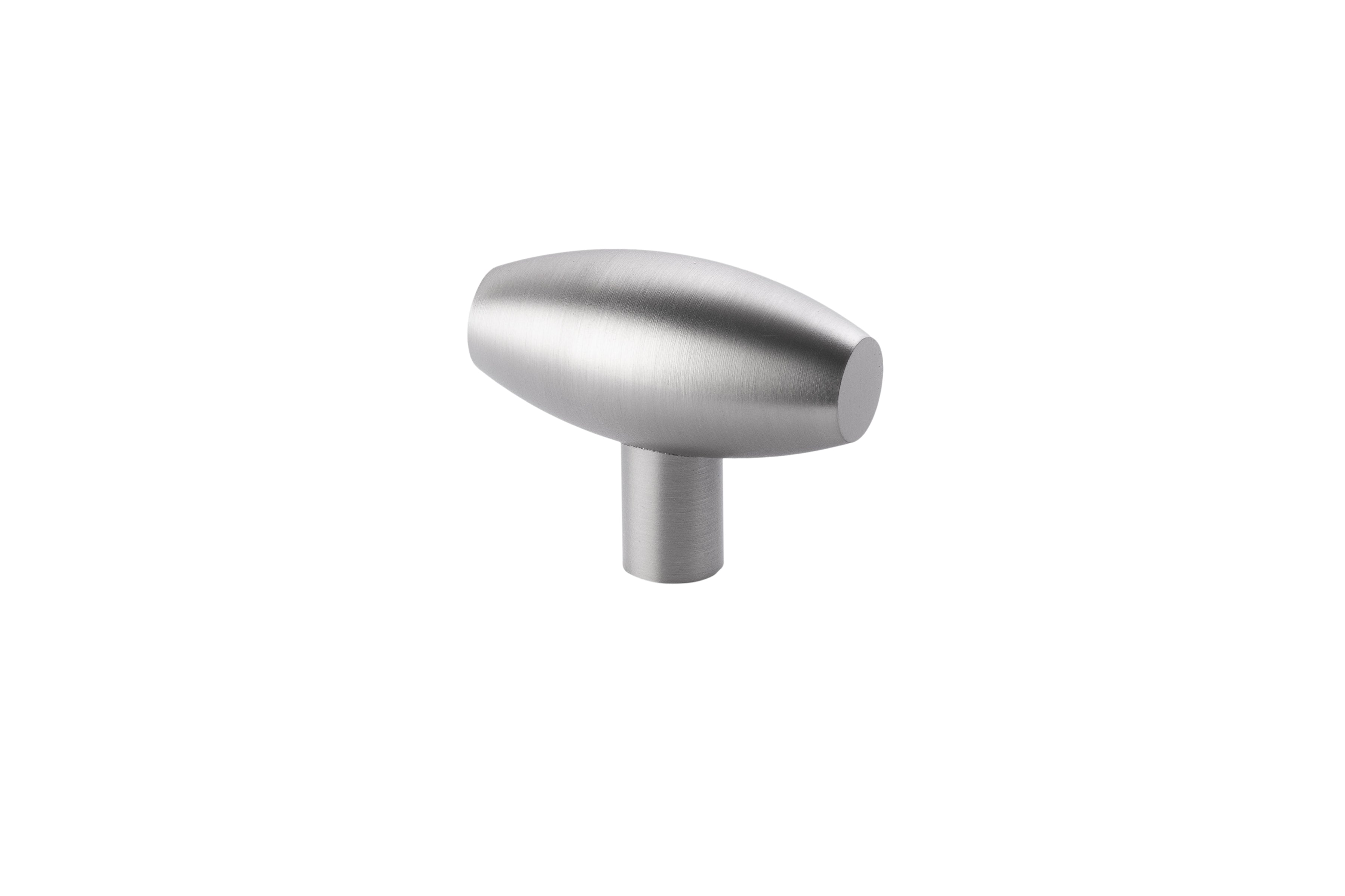 Barrel Knob by Lew's Hardware - 1-1/4" - Brushed Nickel - New York Hardware