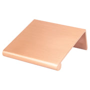 Brushed Copper - 32mm - Bravo Edge Pull by Berenson - New York Hardware