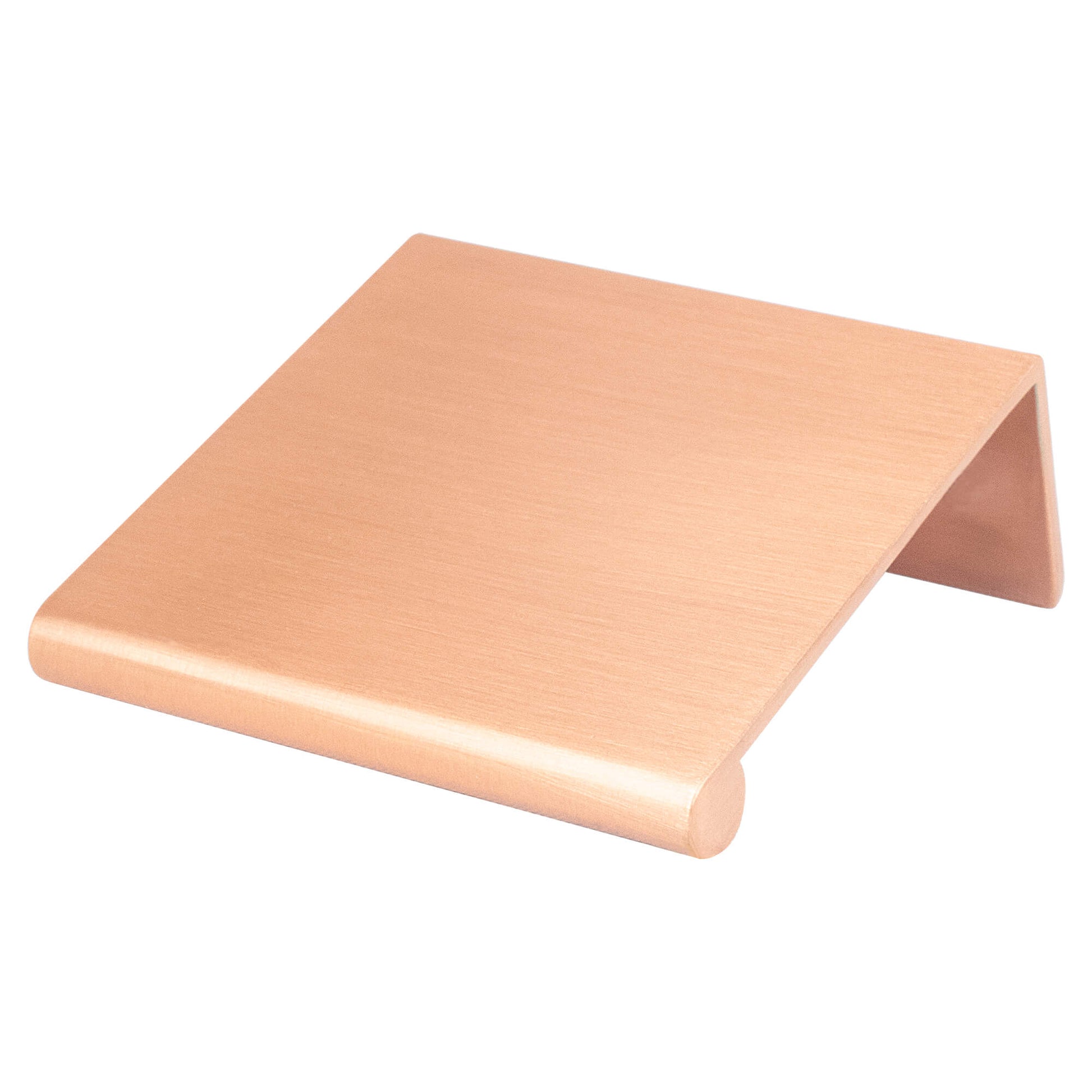Brushed Copper - 32mm - Bravo Edge Pull by Berenson - New York Hardware