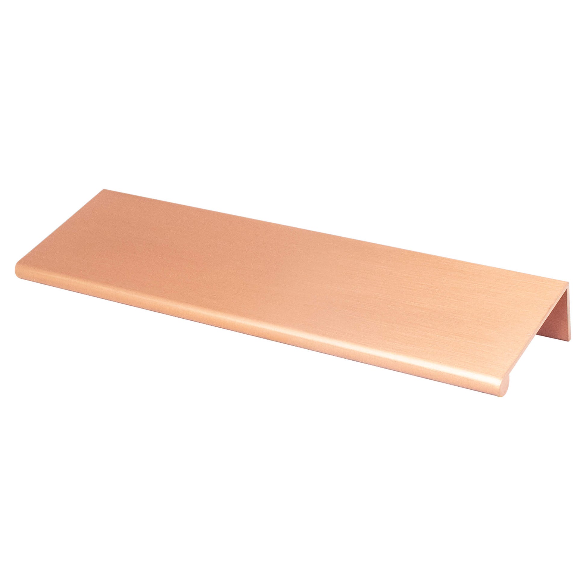 Brushed Copper - 112mm - Bravo Edge Pull by Berenson - New York Hardware