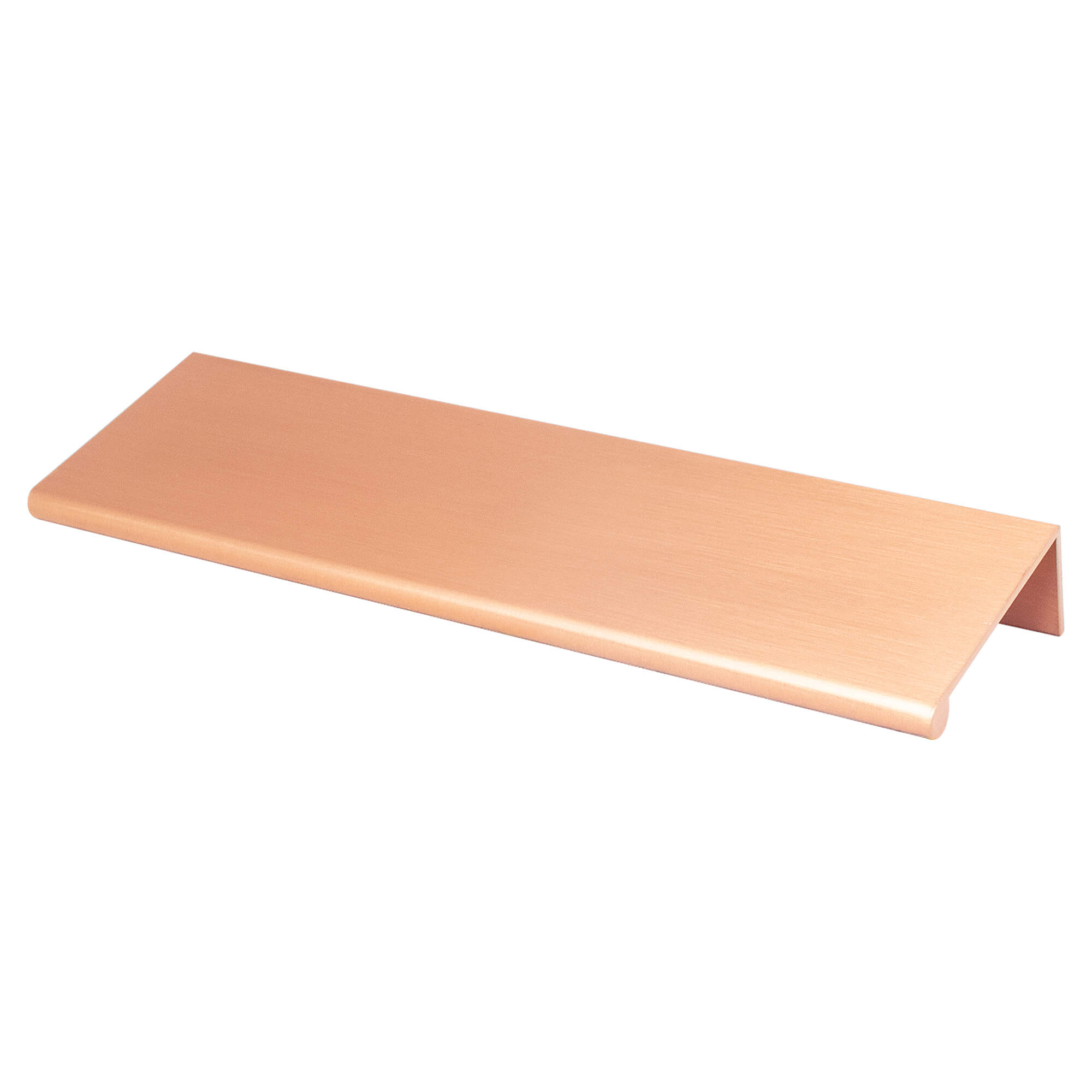 Brushed Copper - 112mm - Bravo Edge Pull by Berenson - New York Hardware