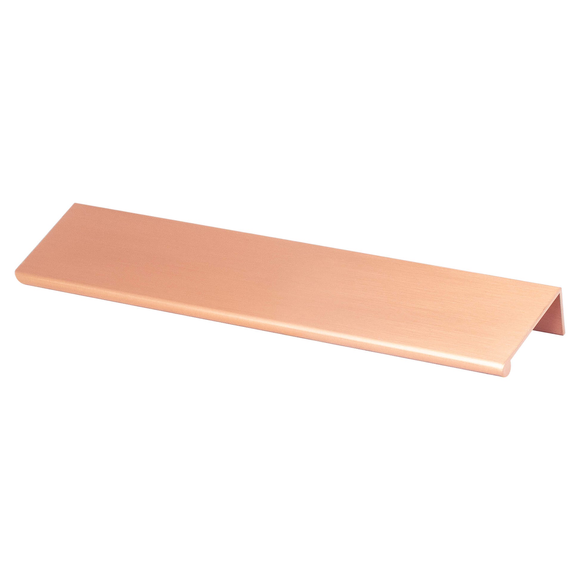 Brushed Copper - 169mm - Bravo Edge Pull by Berenson - New York Hardware
