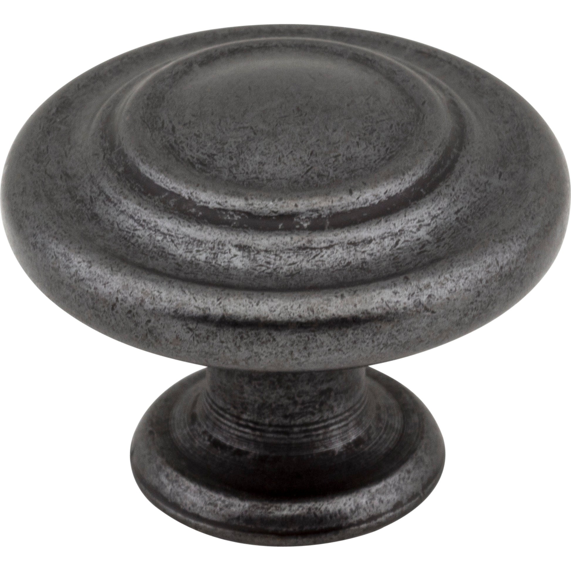Round Arcadia Cabinet Knob by Elements - Gun Metal