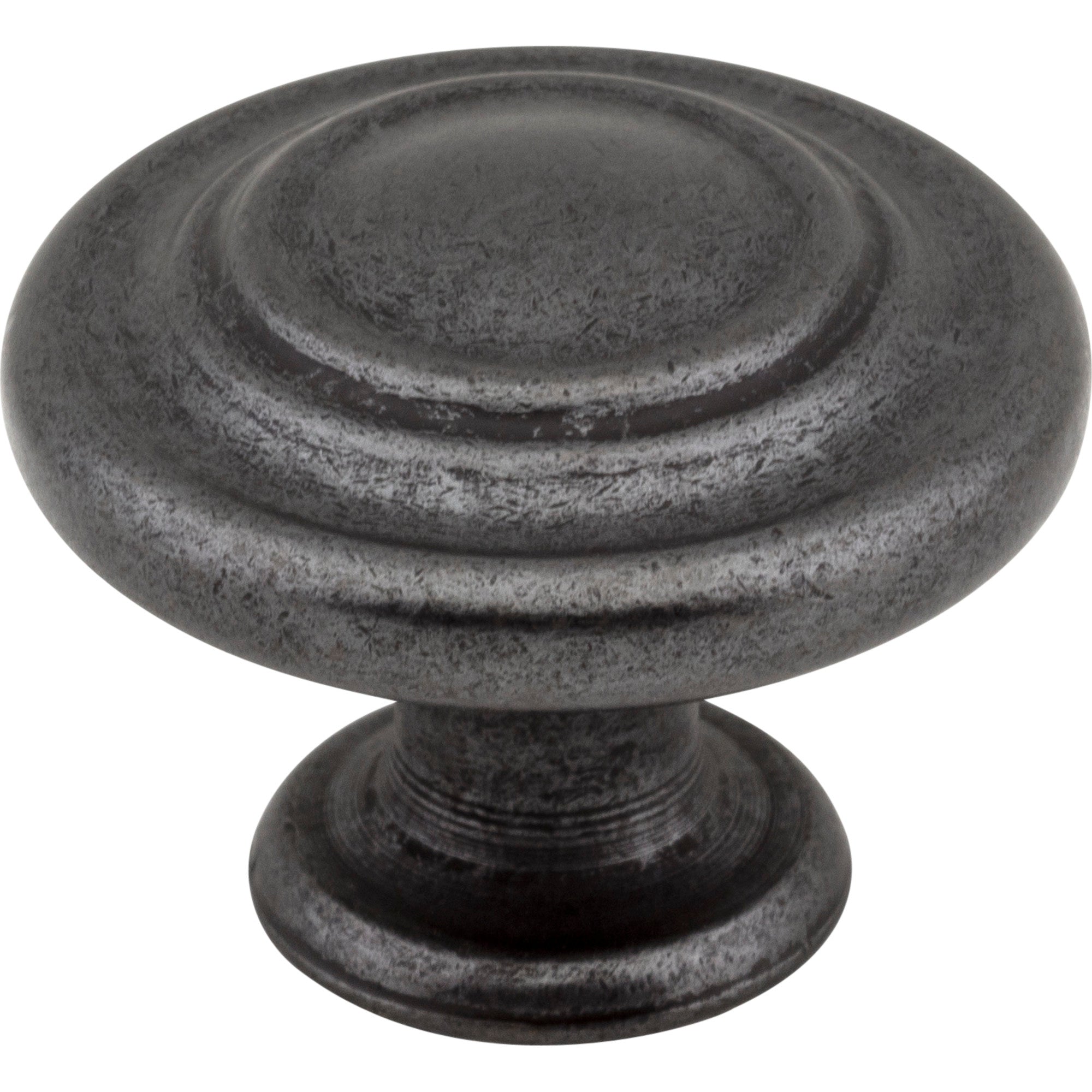 Round Arcadia Cabinet Knob by Elements - Gun Metal