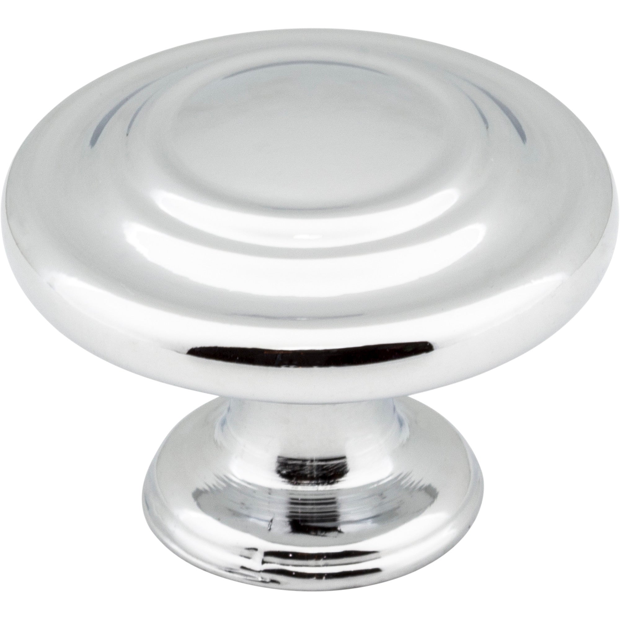 Round Arcadia Cabinet Knob by Elements - Polished Chrome