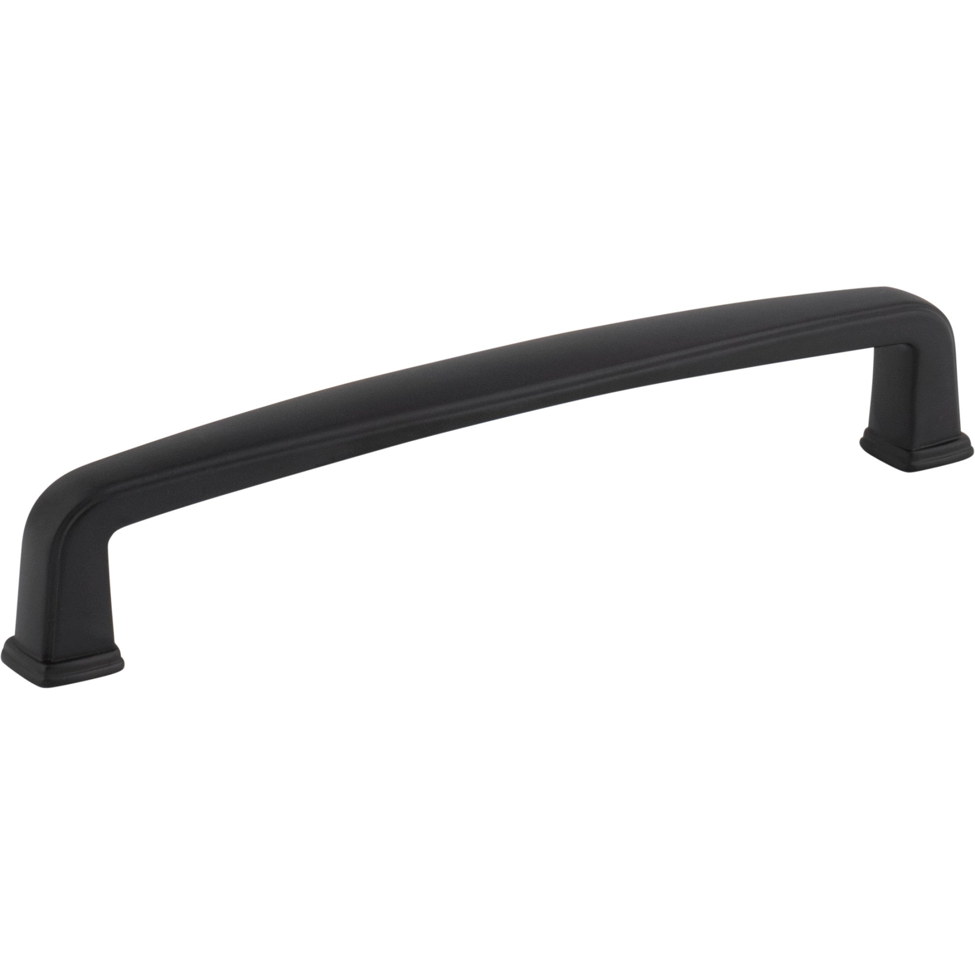 Square Milan 1 Cabinet Pull by Jeffrey Alexander - Matte Black