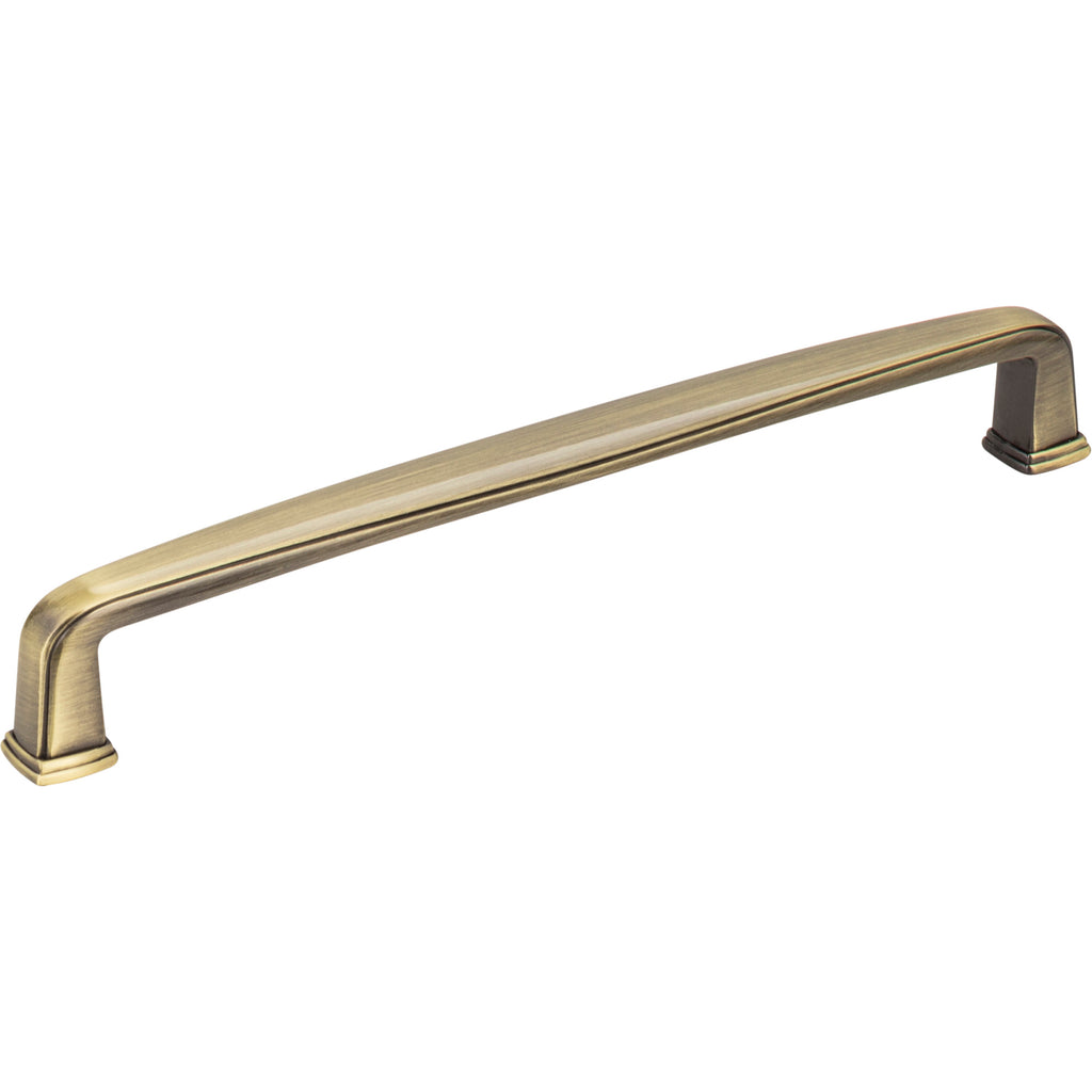 Square Milan 1 Cabinet Pull by Jeffrey Alexander - Brushed Antique Brass