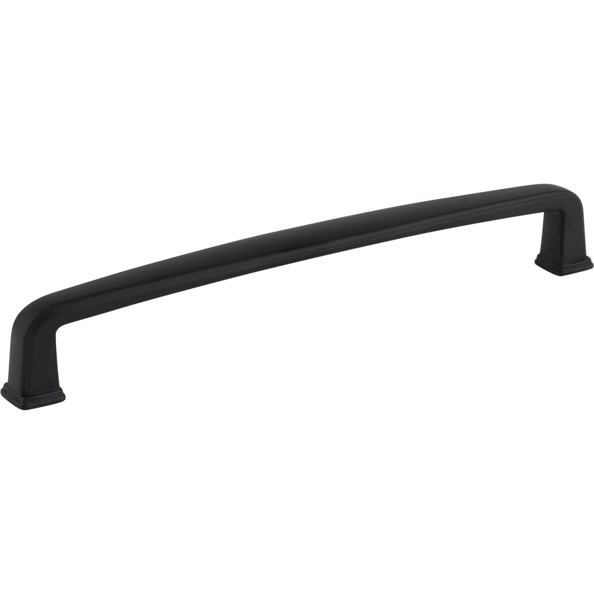 Square Milan 1 Cabinet Pull by Jeffrey Alexander - Matte Black