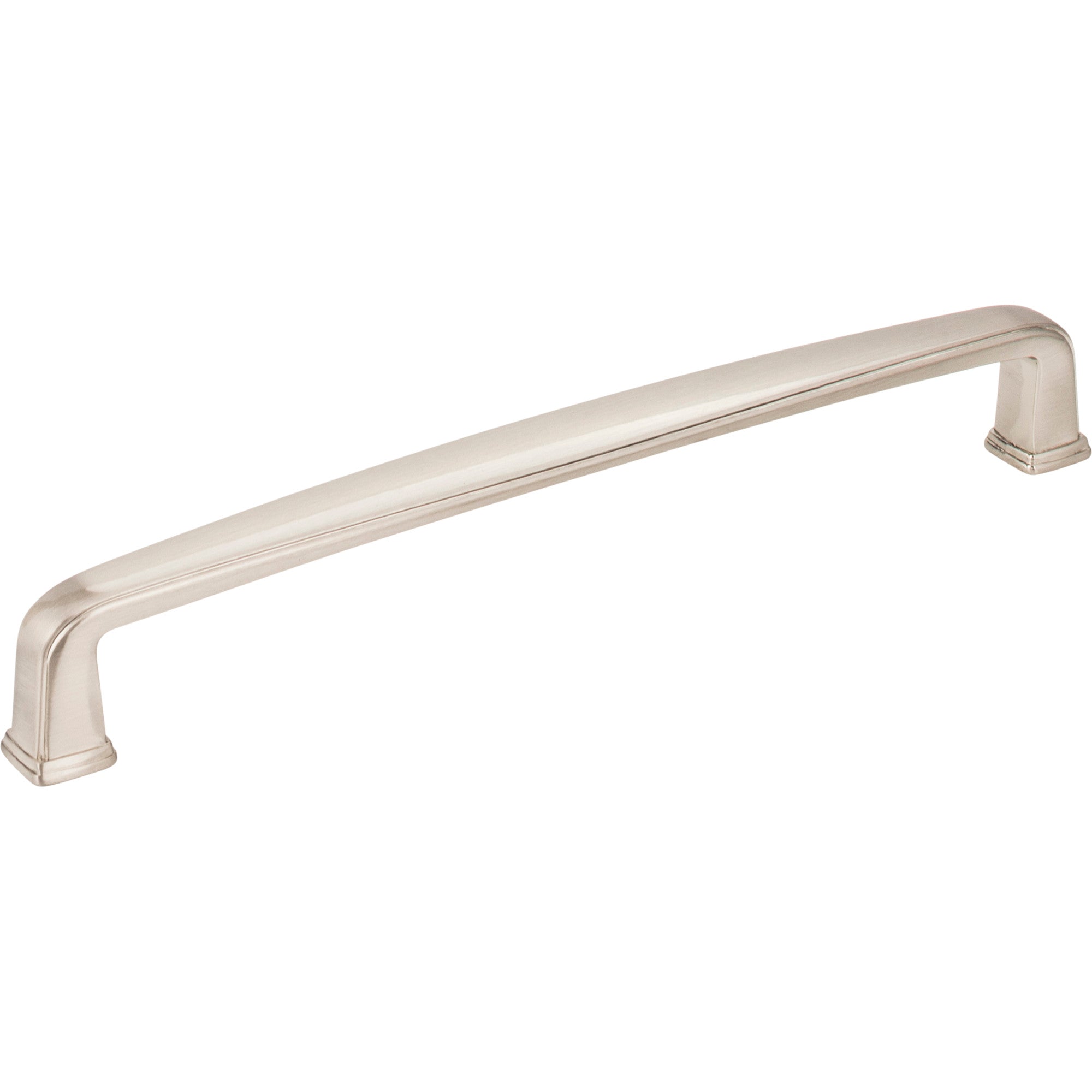 Square Milan 1 Cabinet Pull by Jeffrey Alexander - Satin Nickel