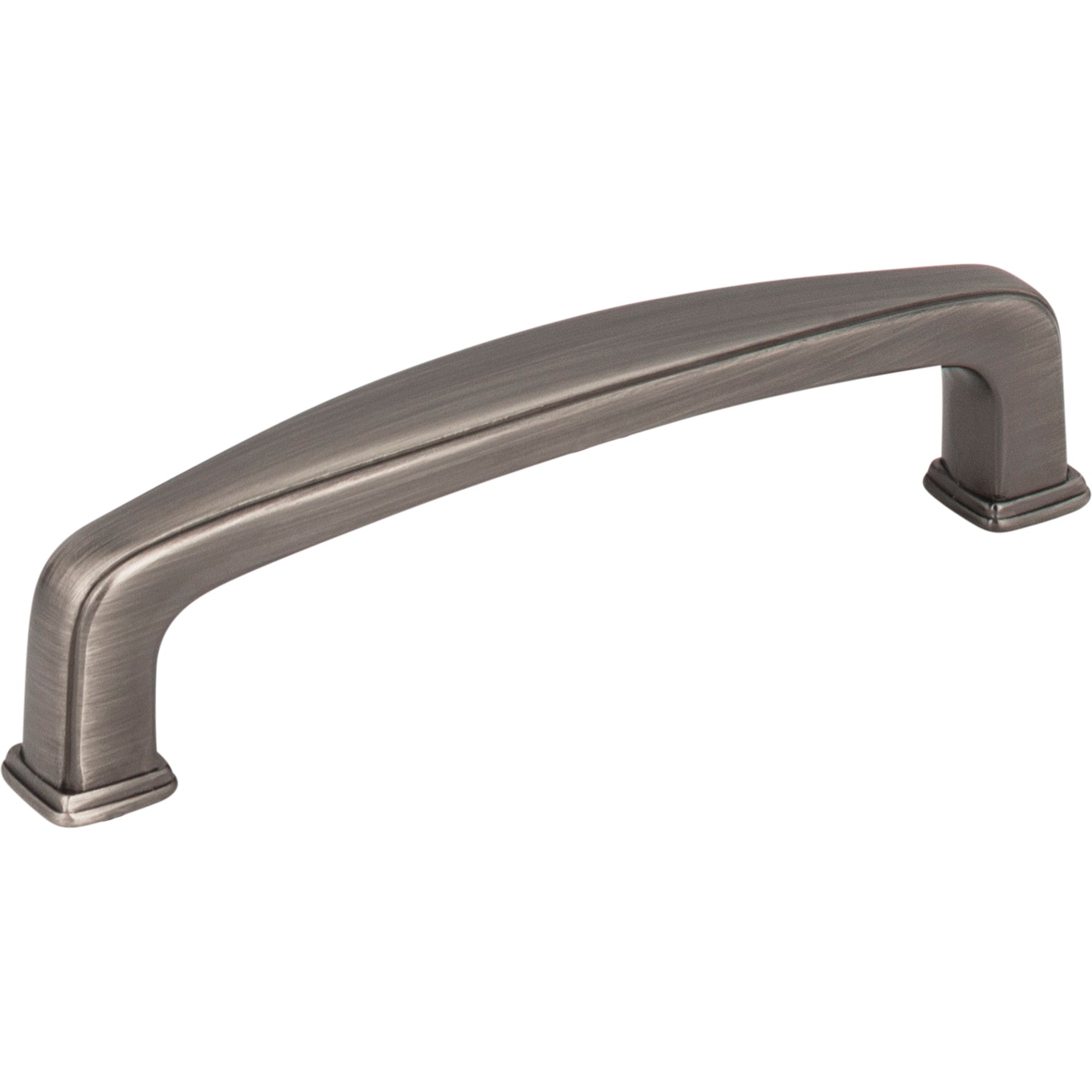 Square Milan 1 Cabinet Pull by Jeffrey Alexander - Brushed Pewter