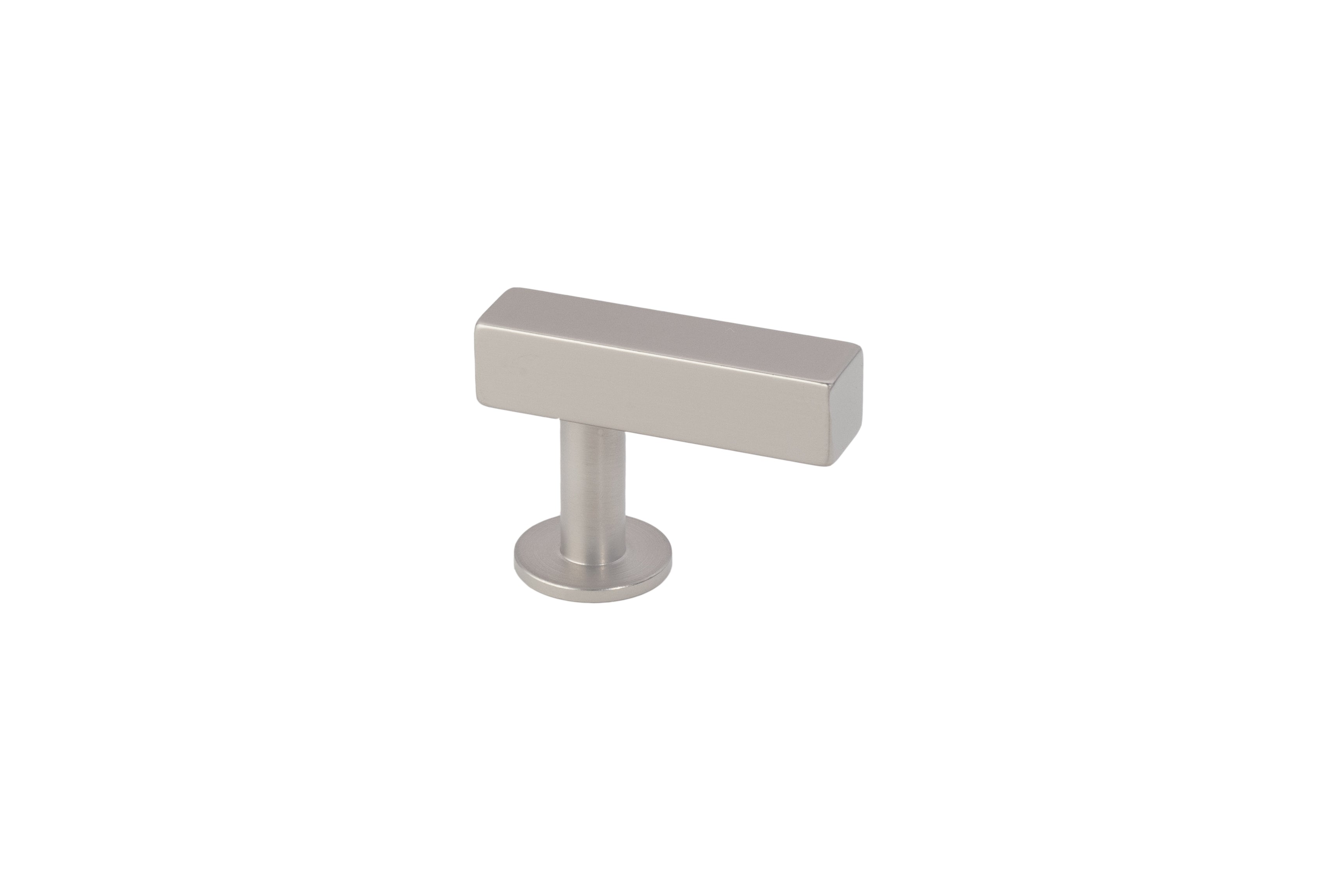 Bar Knob by Lew's Hardware - 1-1/4" - Brushed Nickel - New York Hardware
