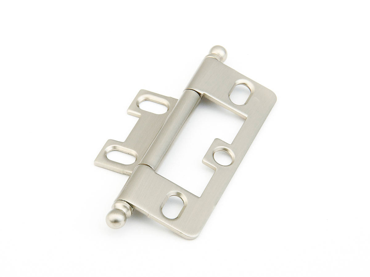 Ball Tip Hinge Non Mortise  by Schaub - Satin Nickel - New York Hardware