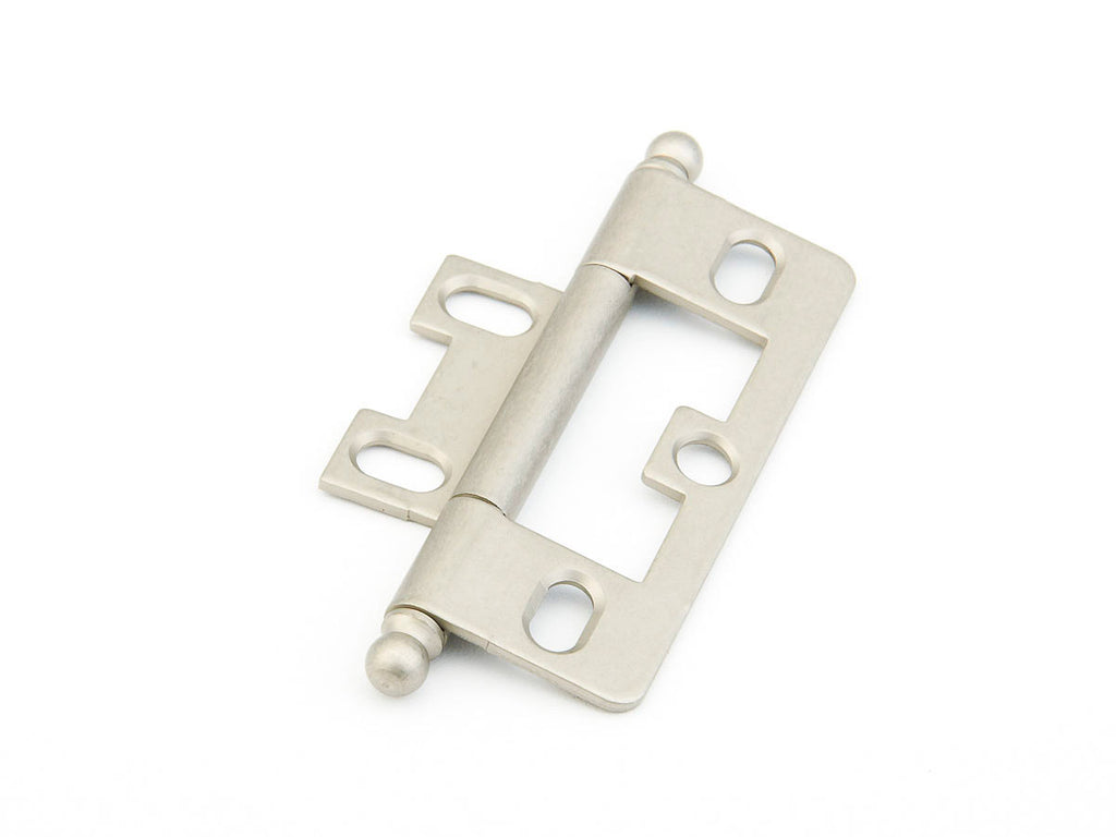 Ball Tip Hinge Non Mortise  by Schaub - Distressed Nickel - New York Hardware