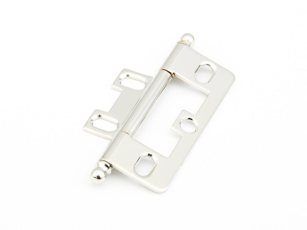 Ball Tip Hinge Non Mortise  by Schaub - Polished Nickel - New York Hardware
