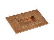 Bromwich Flush Pull by Armac Martin - 110mm - Satin Nickel Plate