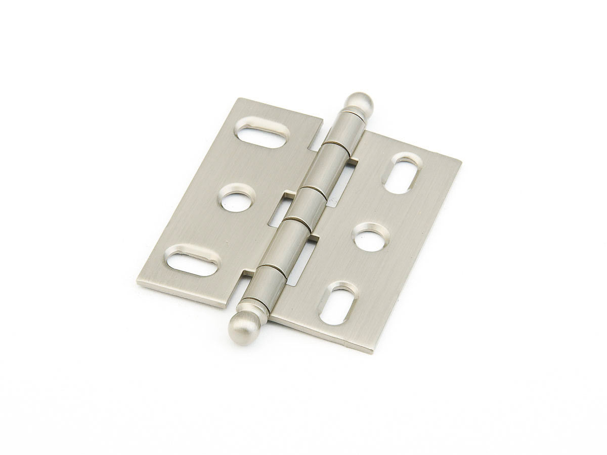 Ball Tip Hinge Mortise  by Schaub - Satin Nickel - New York Hardware