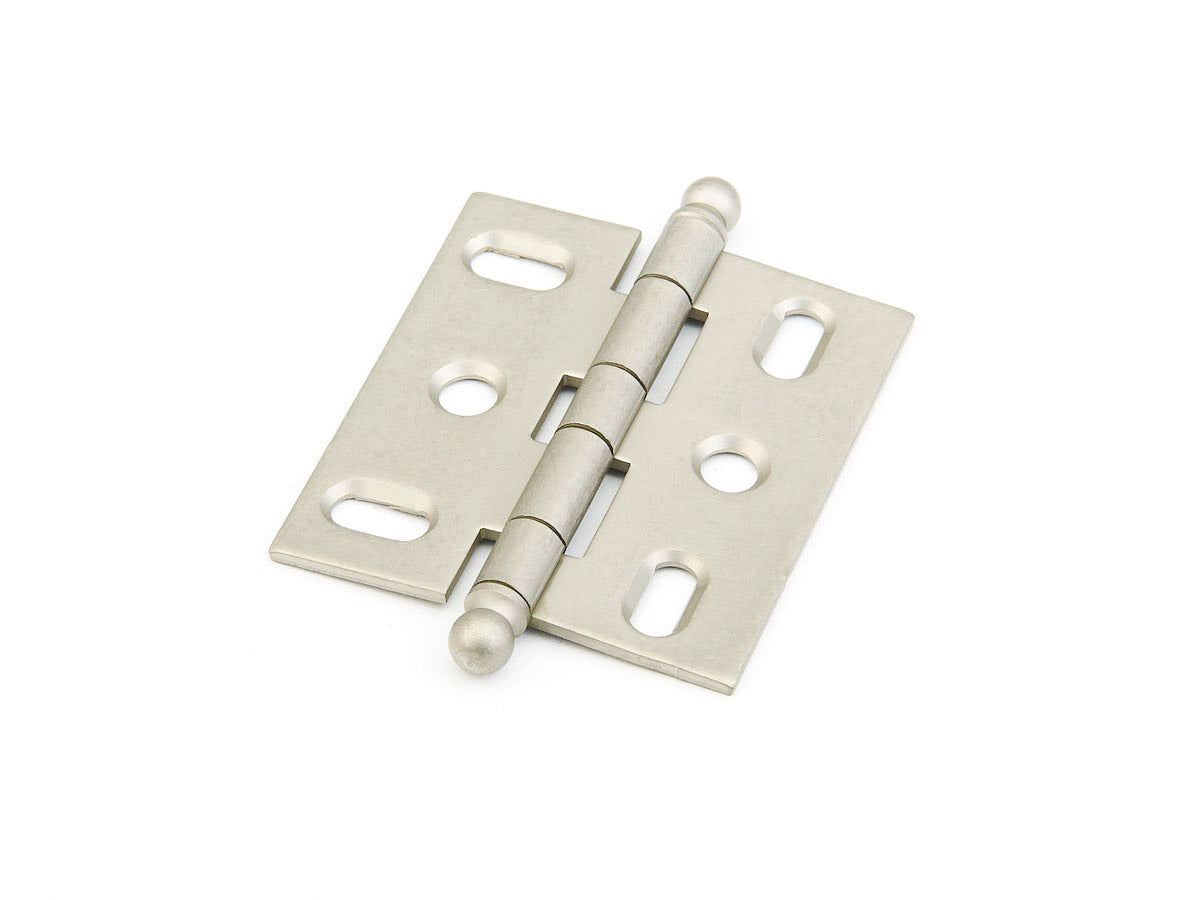 Ball Tip Hinge Mortise  by Schaub - Distressed Nickel - New York Hardware