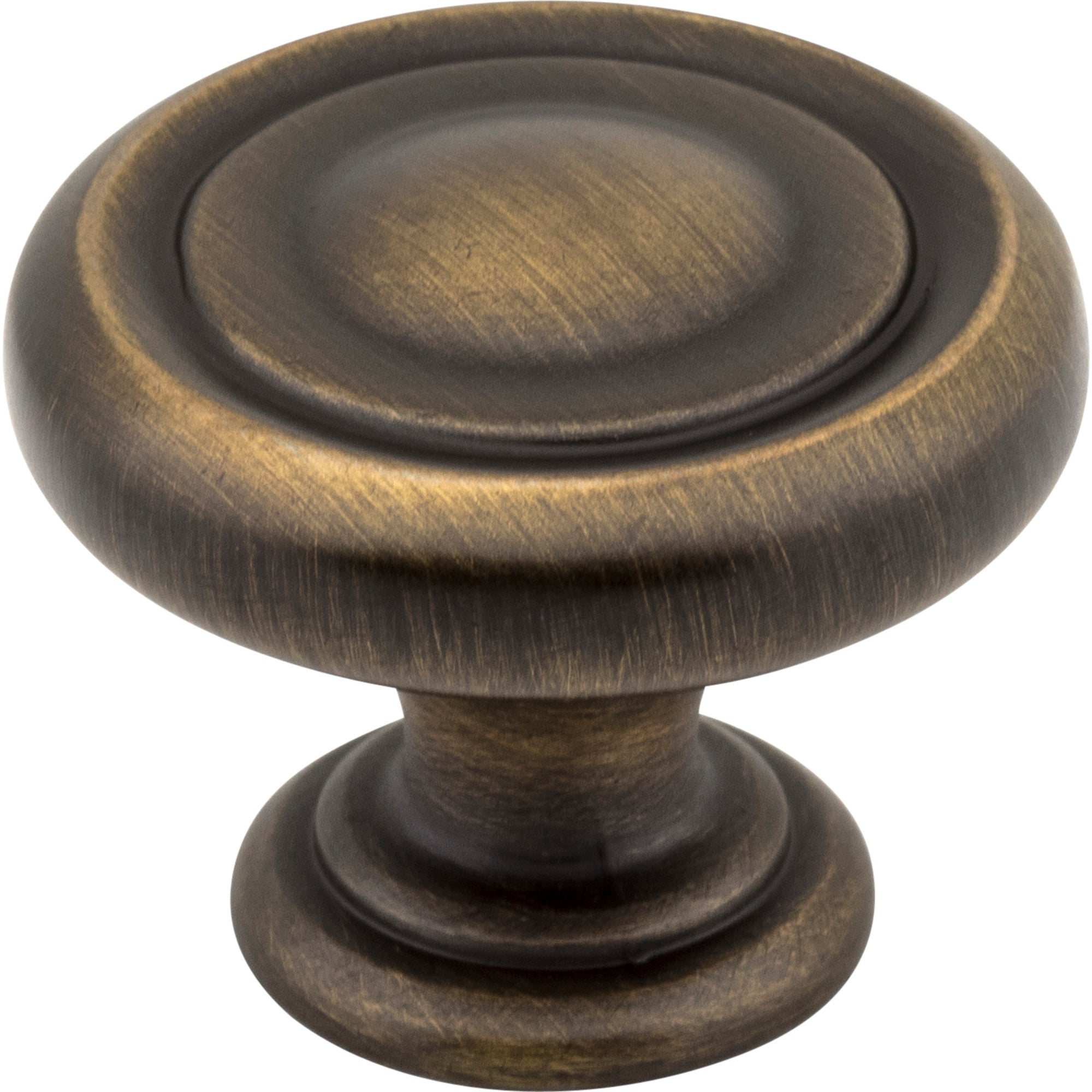 Bremen 1 Cabinet Knob by Jeffrey Alexander - Antique Brushed Satin Brass