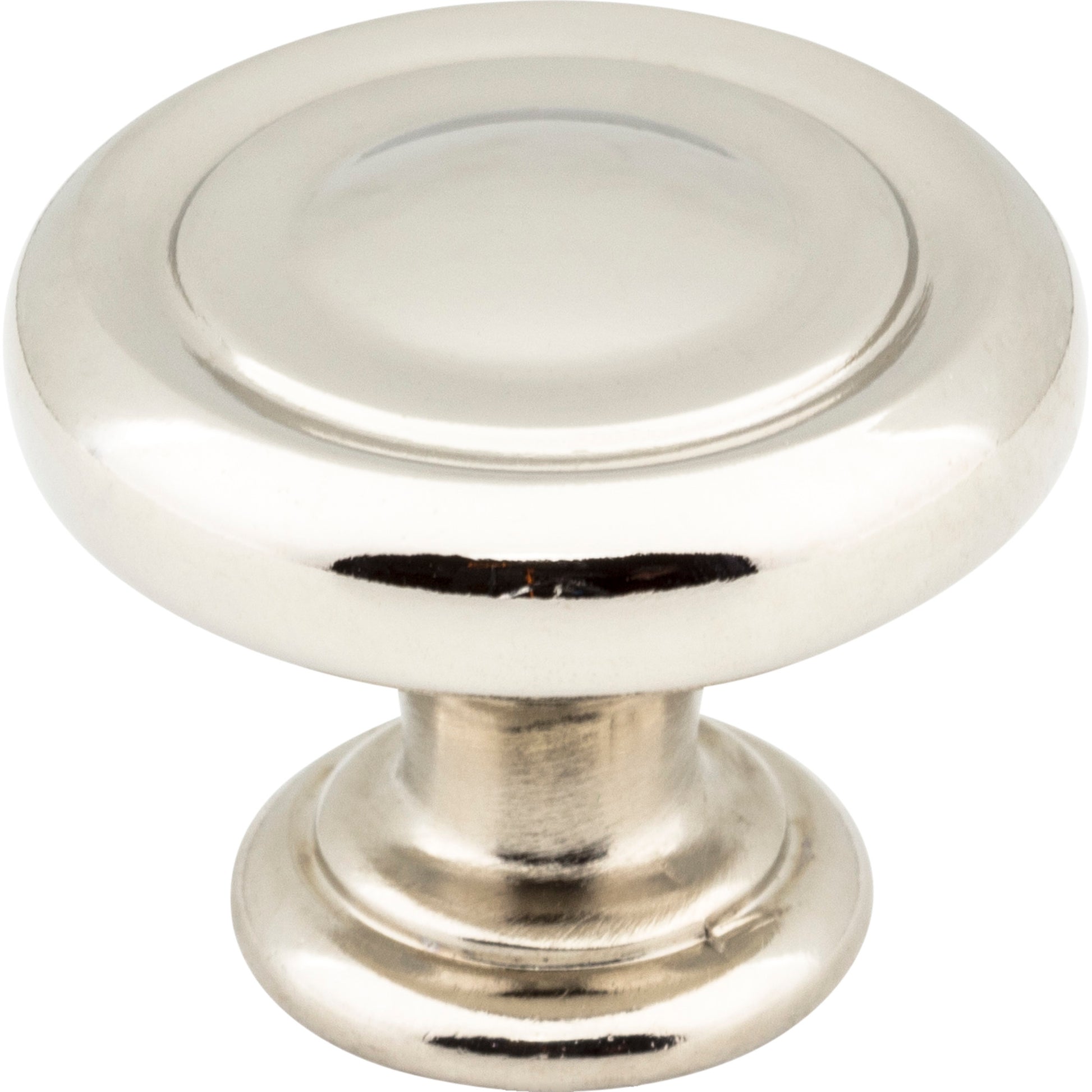 Bremen 1 Cabinet Knob by Jeffrey Alexander - Polished Nickel