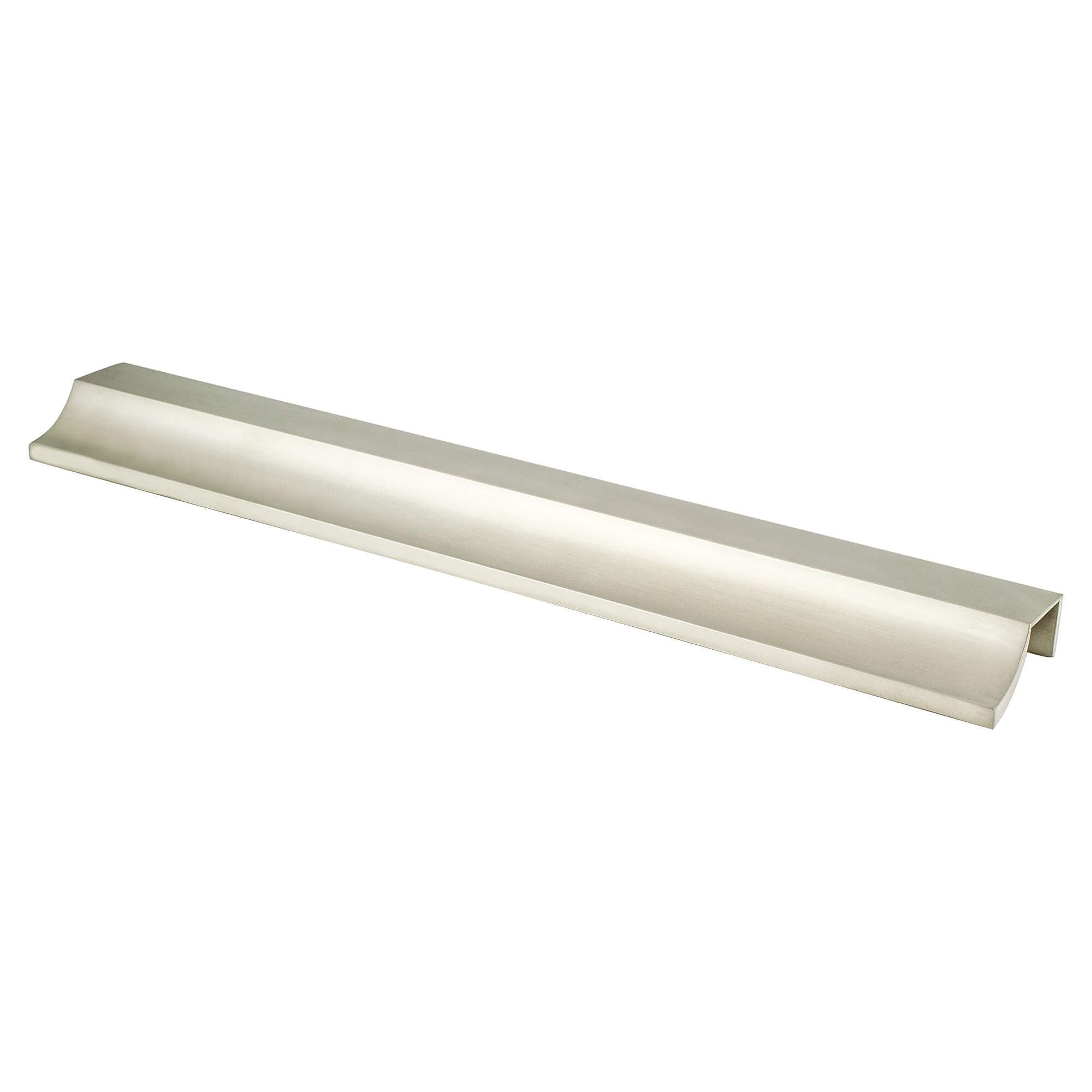 Brushed Nickel - 224mm - Scoop Edge Pull by Berenson - New York Hardware