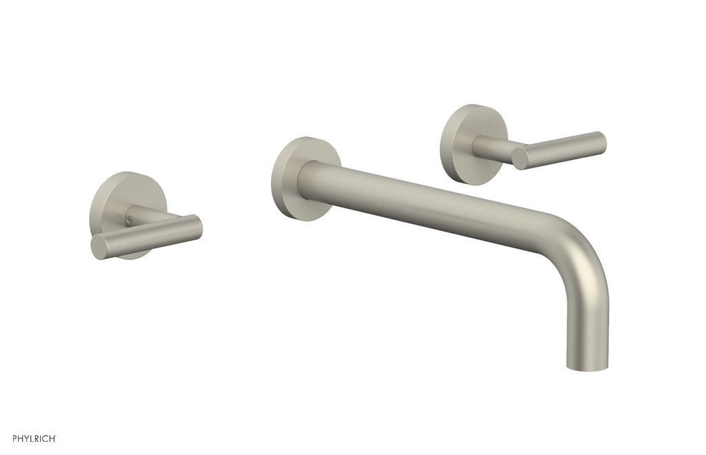 TRANSITION   Wall Lavatory Set 10" Spout   Lever Handles by Phylrich - Burnished Nickel