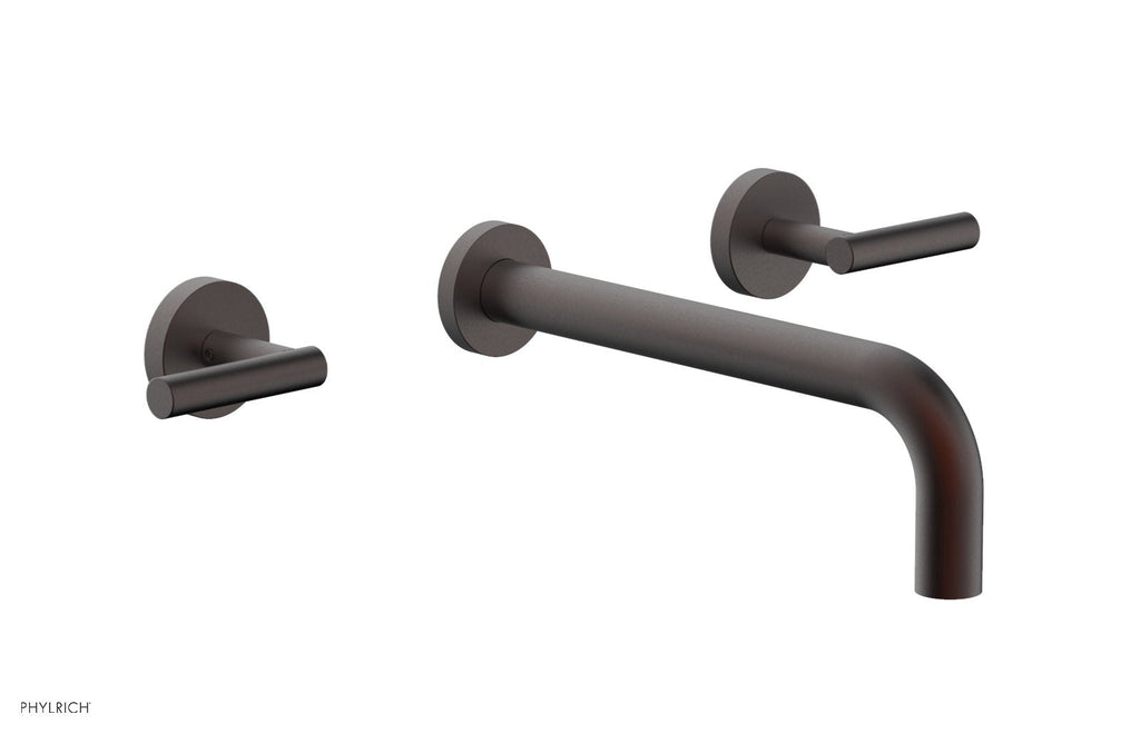 TRANSITION   Wall Lavatory Set 10" Spout   Lever Handles by Phylrich - Weathered Copper