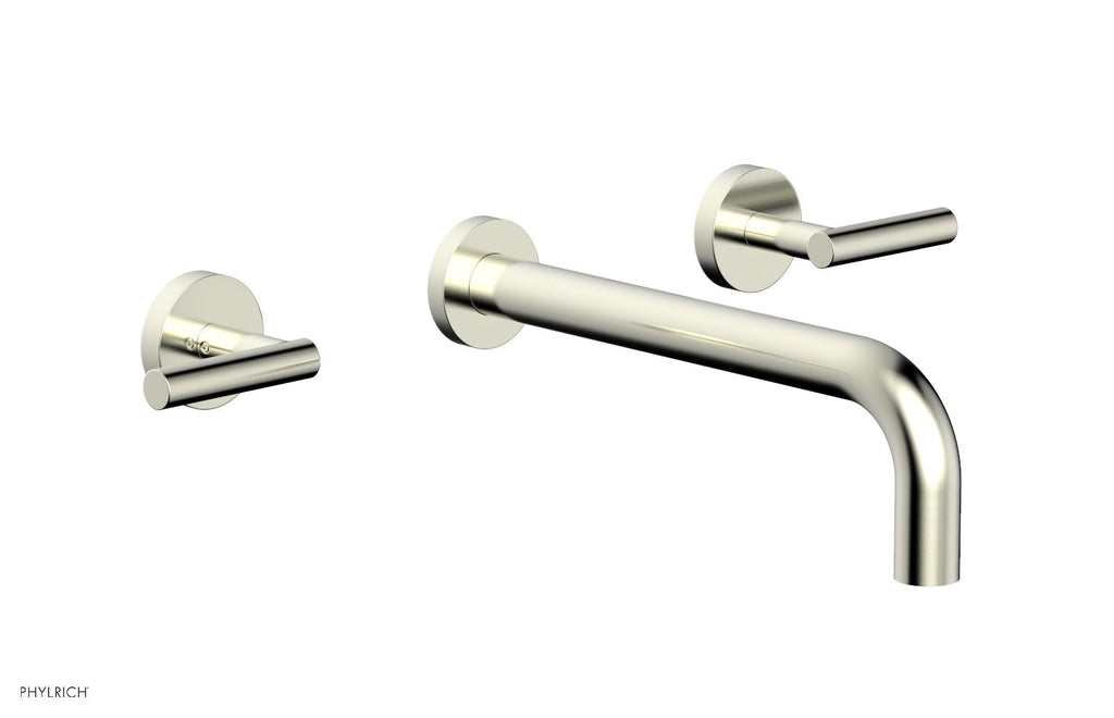 TRANSITION   Wall Lavatory Set 10" Spout   Lever Handles by Phylrich - Polished Brass