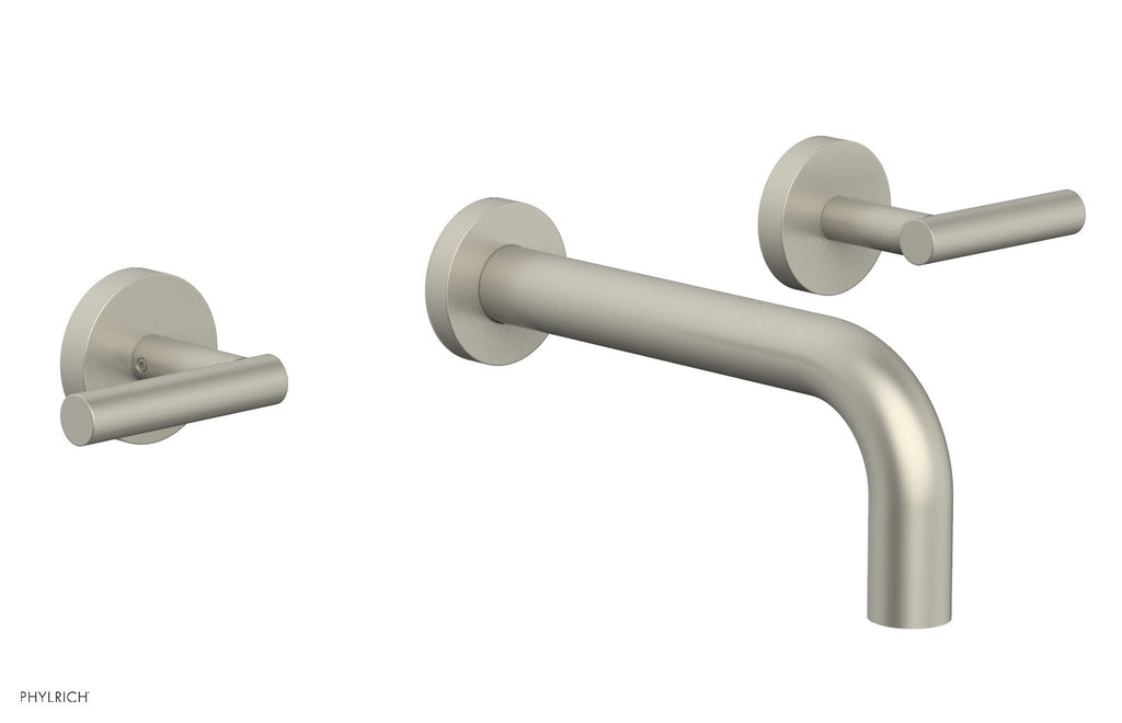 TRANSITION   Wall Lavatory Set 7 1/2" Spout   Lever Handles by Phylrich - Burnished Nickel