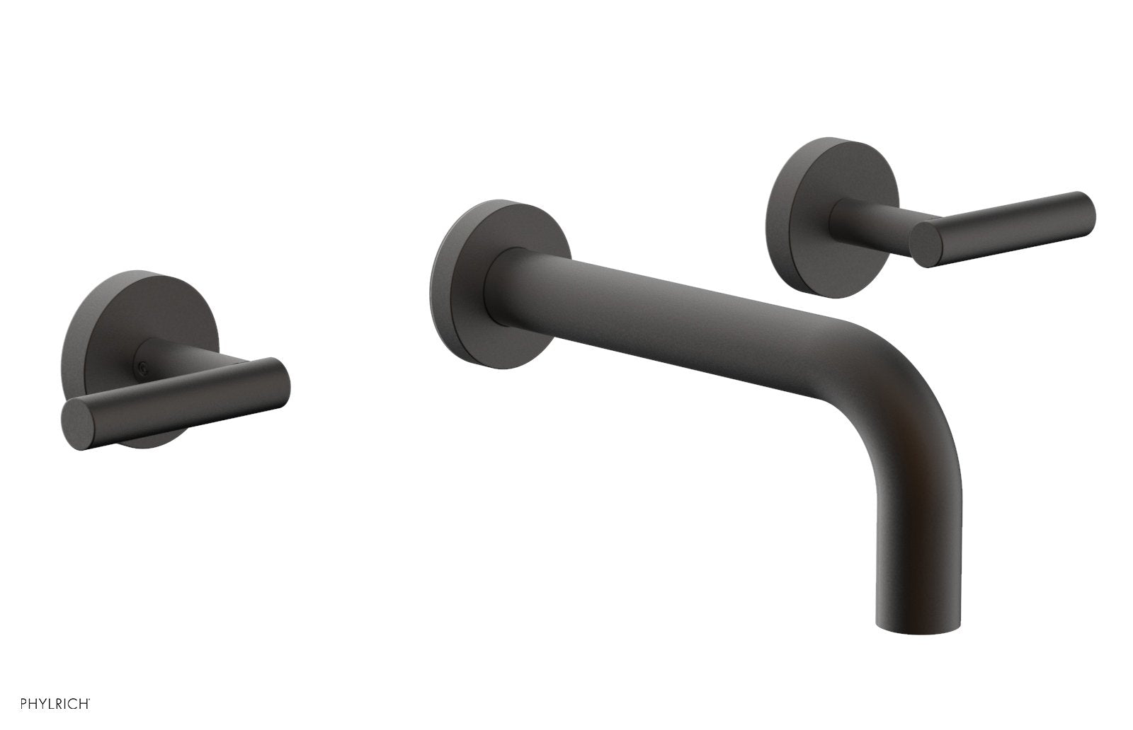 TRANSITION   Wall Lavatory Set 7 1/2" Spout   Lever Handles by Phylrich - Oil Rubbed Bronze