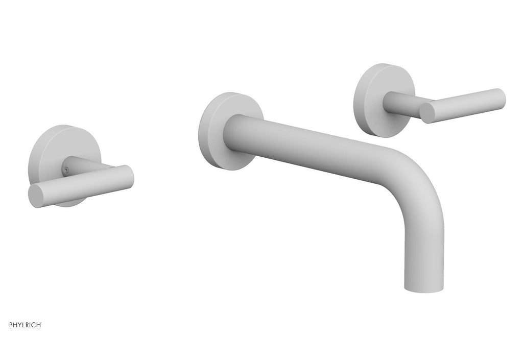 TRANSITION   Wall Lavatory Set 7 1/2" Spout   Lever Handles by Phylrich - Satin White