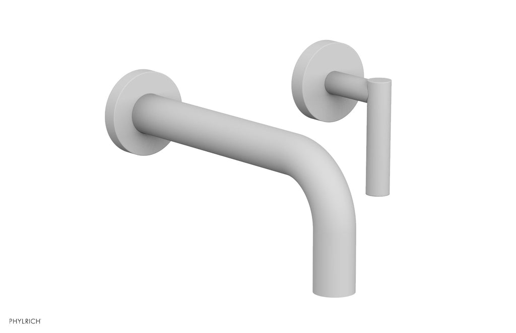 TRANSITION   Single Handle Wall Lavatory Set   Lever Handles by Phylrich - Satin White