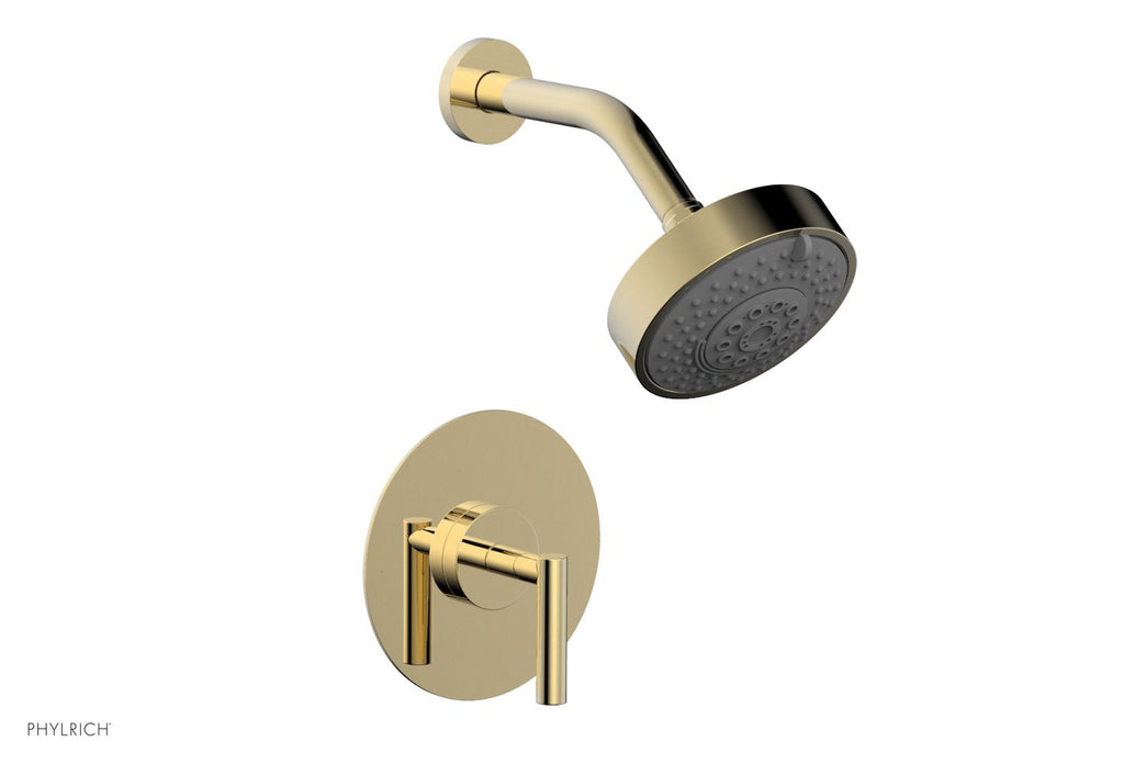 TRANSITION   Pressure Balance Shower Set   Lever Handle by Phylrich - Old English Brass