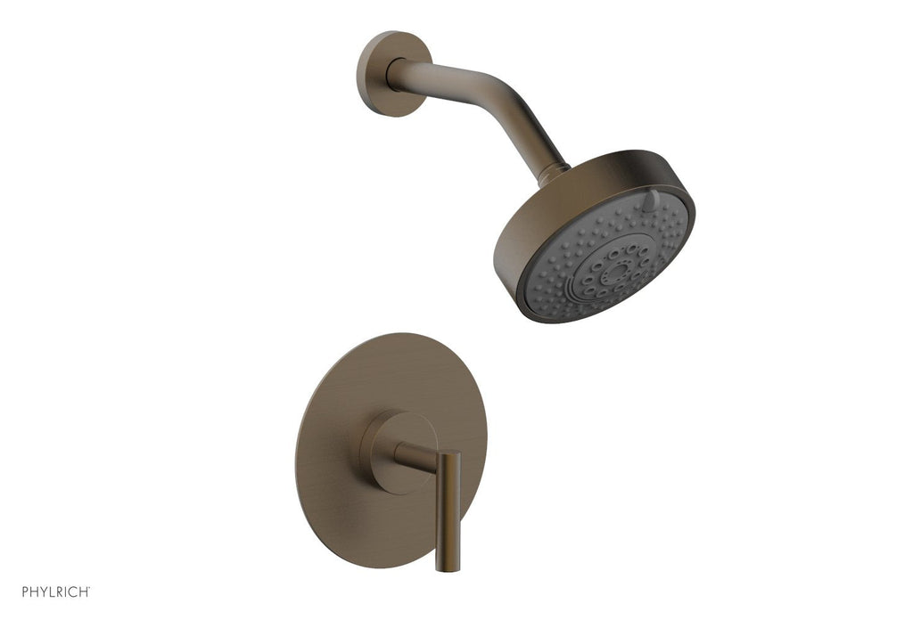 TRANSITION   Pressure Balance Shower Set   Lever Handle by Phylrich - Antique Brass