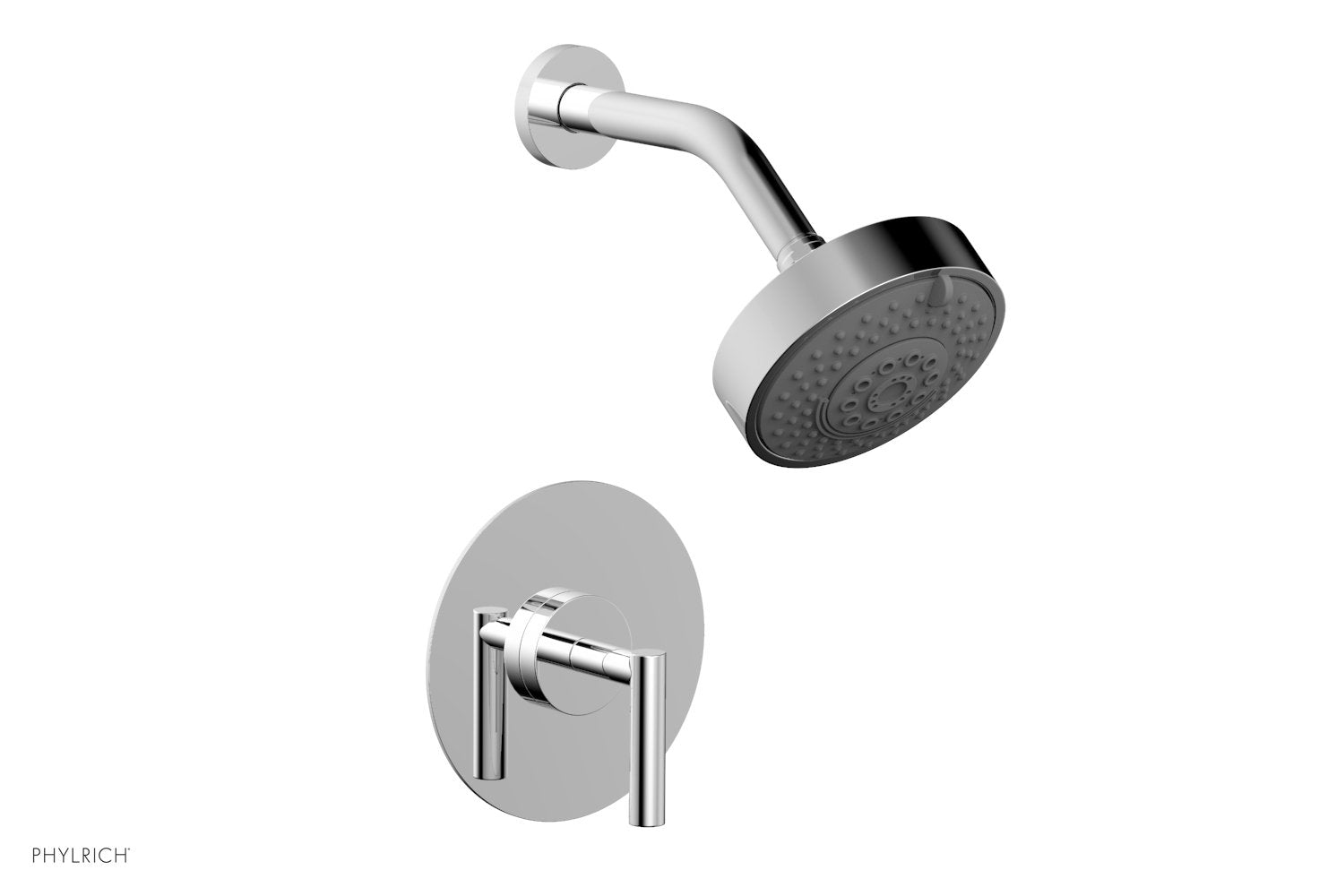 TRANSITION   Pressure Balance Shower Set   Lever Handle by Phylrich - Matte Black