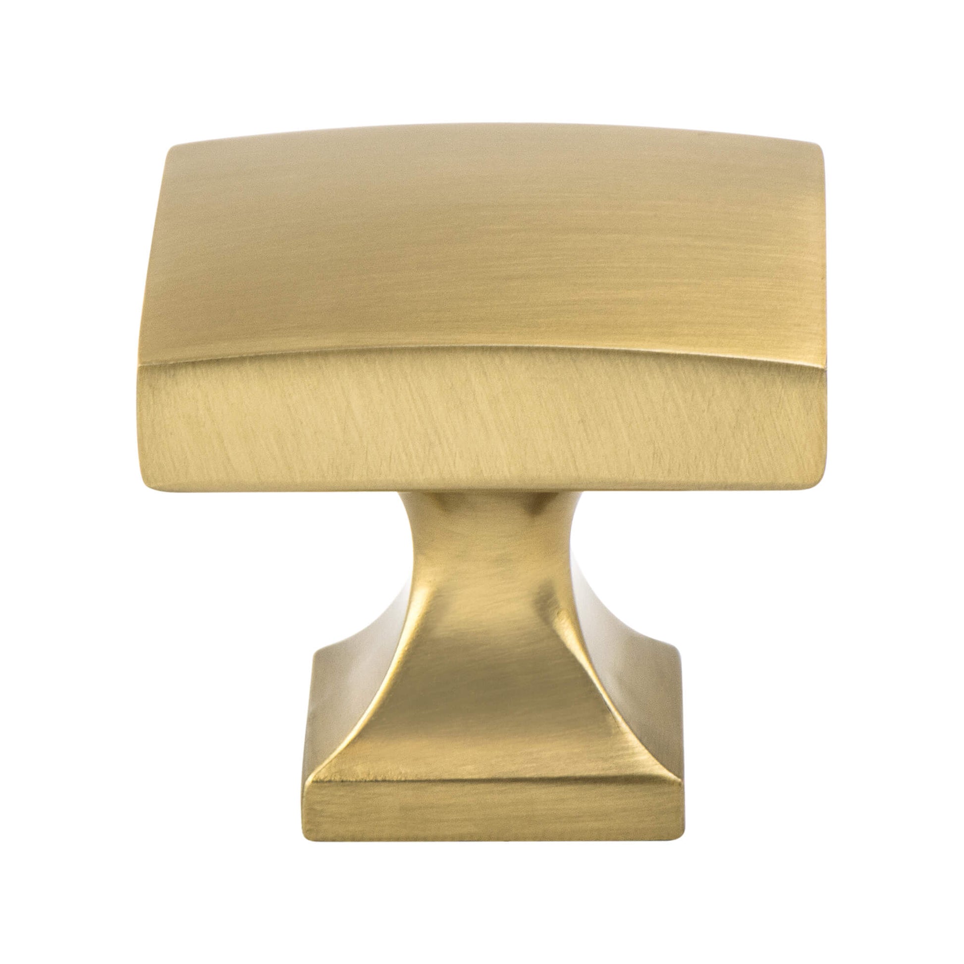 Modern Brushed Gold - 1-1/8" - Epoch Edge Knob by Berenson - New York Hardware