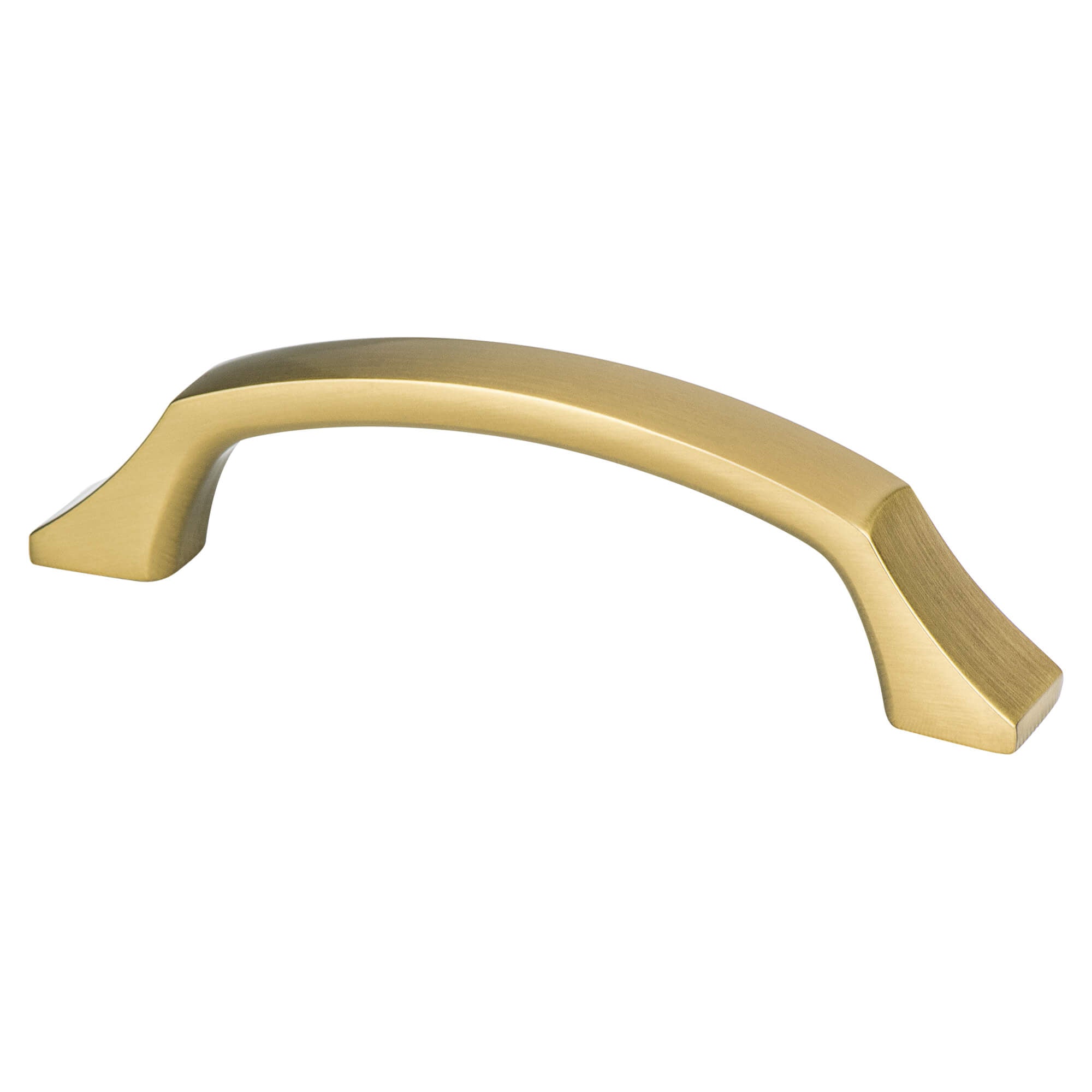 Modern Brushed Gold - 96mm - Epoch Edge Pull by Berenson - New York Hardware