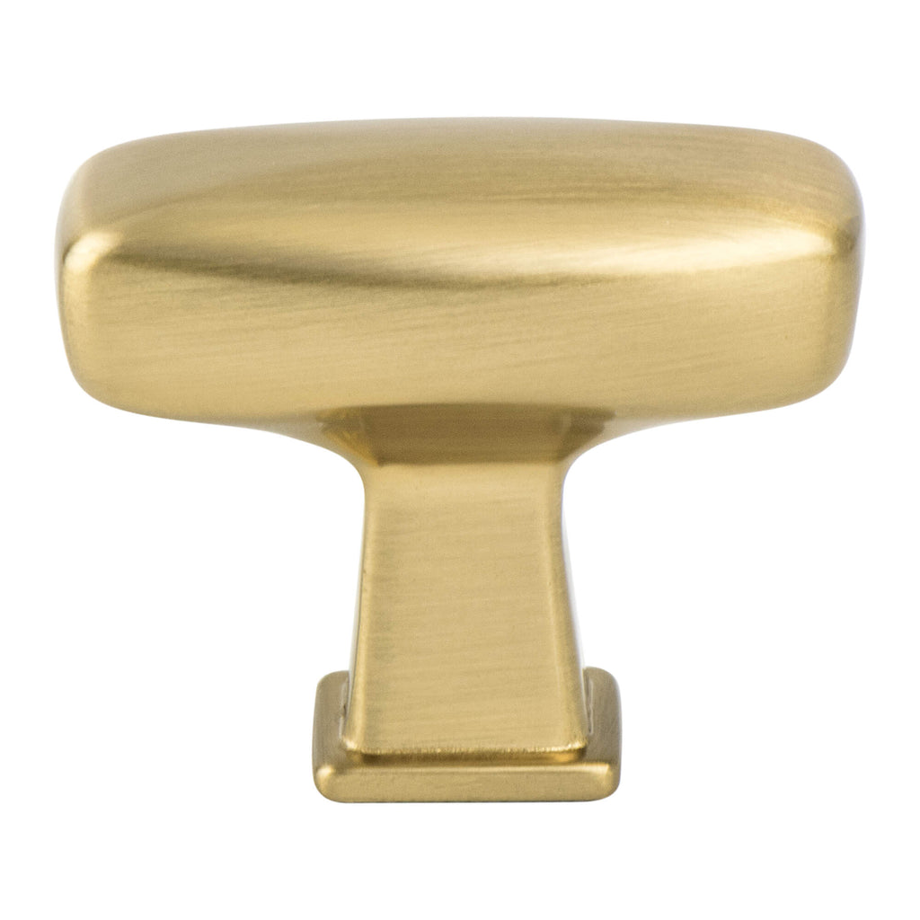 Modern Brushed Gold - 3/4" - Subtle Surge Knob by Berenson - New York Hardware
