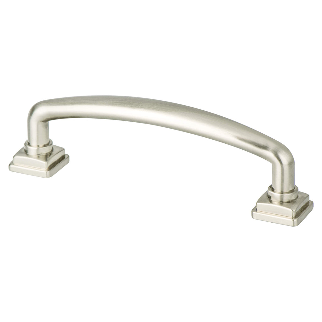 Brushed Nickel - 96mm - Tailored Traditional Pull by Berenson - New York Hardware