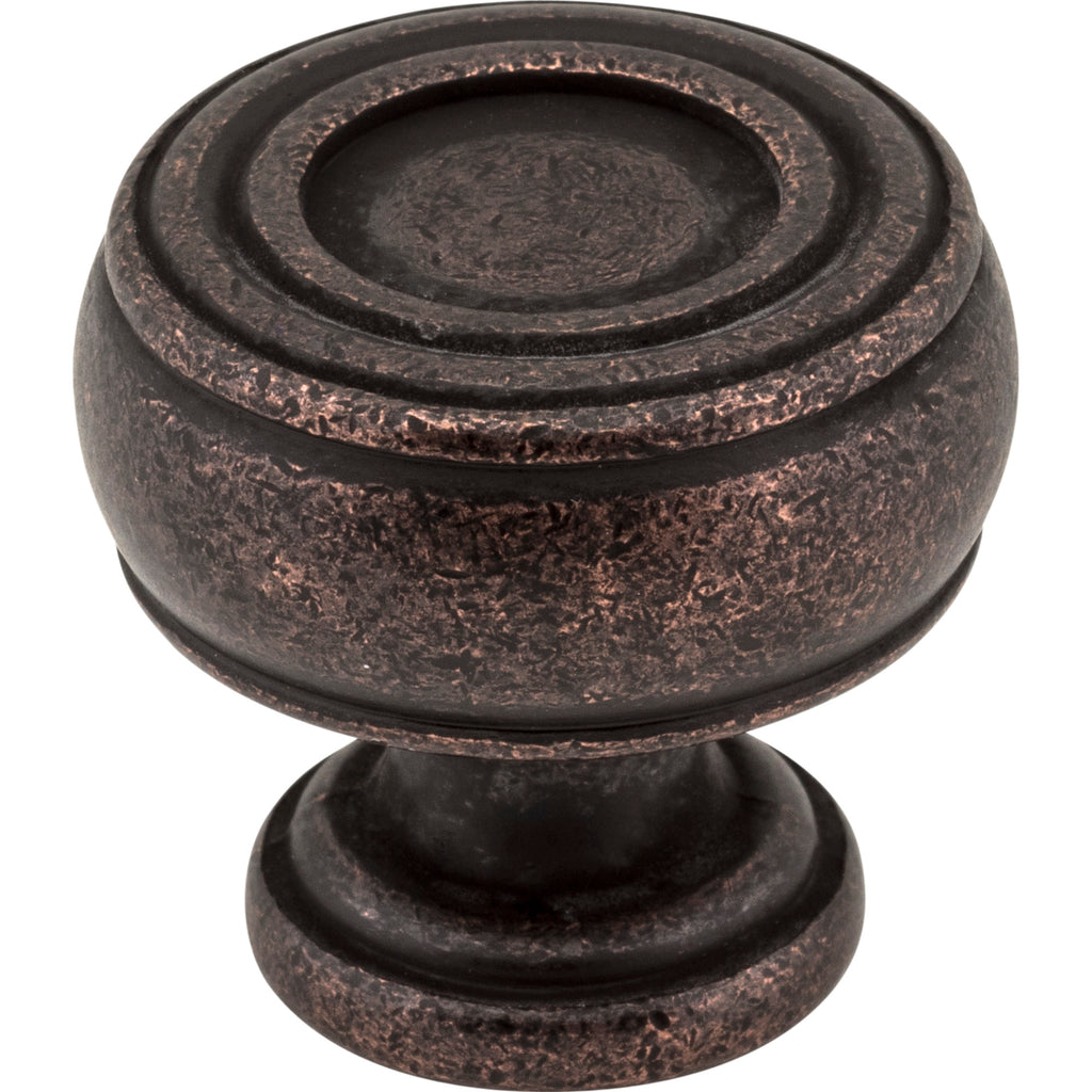 Barrel Bremen 2 Cabinet Knob by Jeffrey Alexander - Distressed Oil Rubbed Bronze