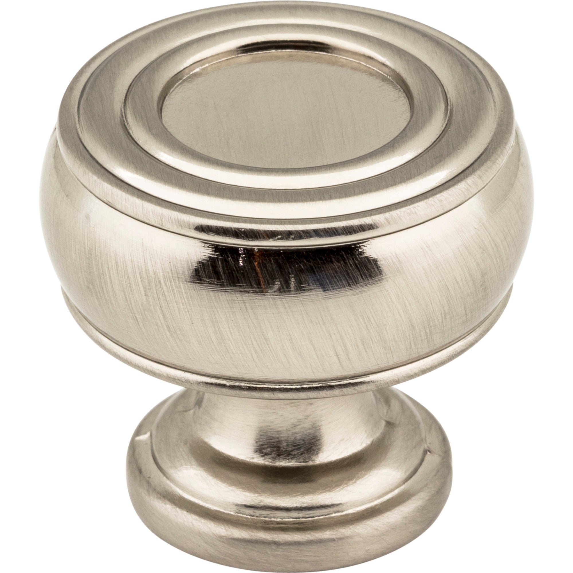 Barrel Bremen 2 Cabinet Knob by Jeffrey Alexander - Satin Nickel