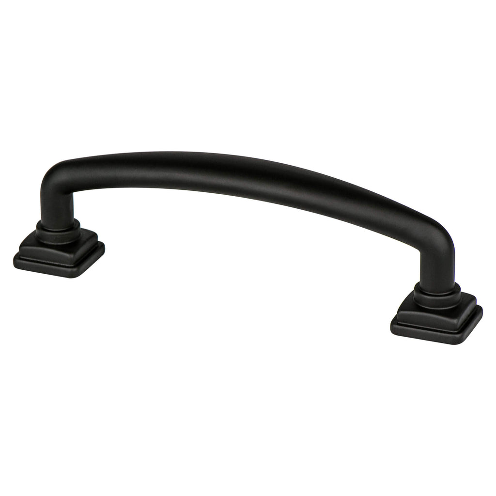 Matte Black - 96mm - Tailored Traditional Pull by Berenson - New York Hardware