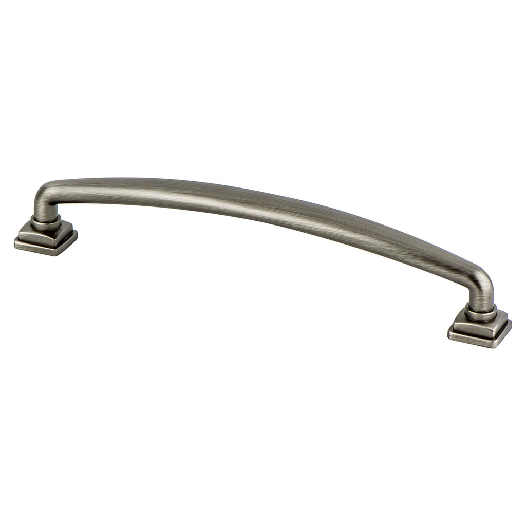 Vintage Nickel - 160mm - Tailored Traditional Pull by Berenson - New York Hardware