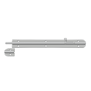 Round Stainless Steel Barrel Bolt by Deltana - 12" -  - New York Hardware