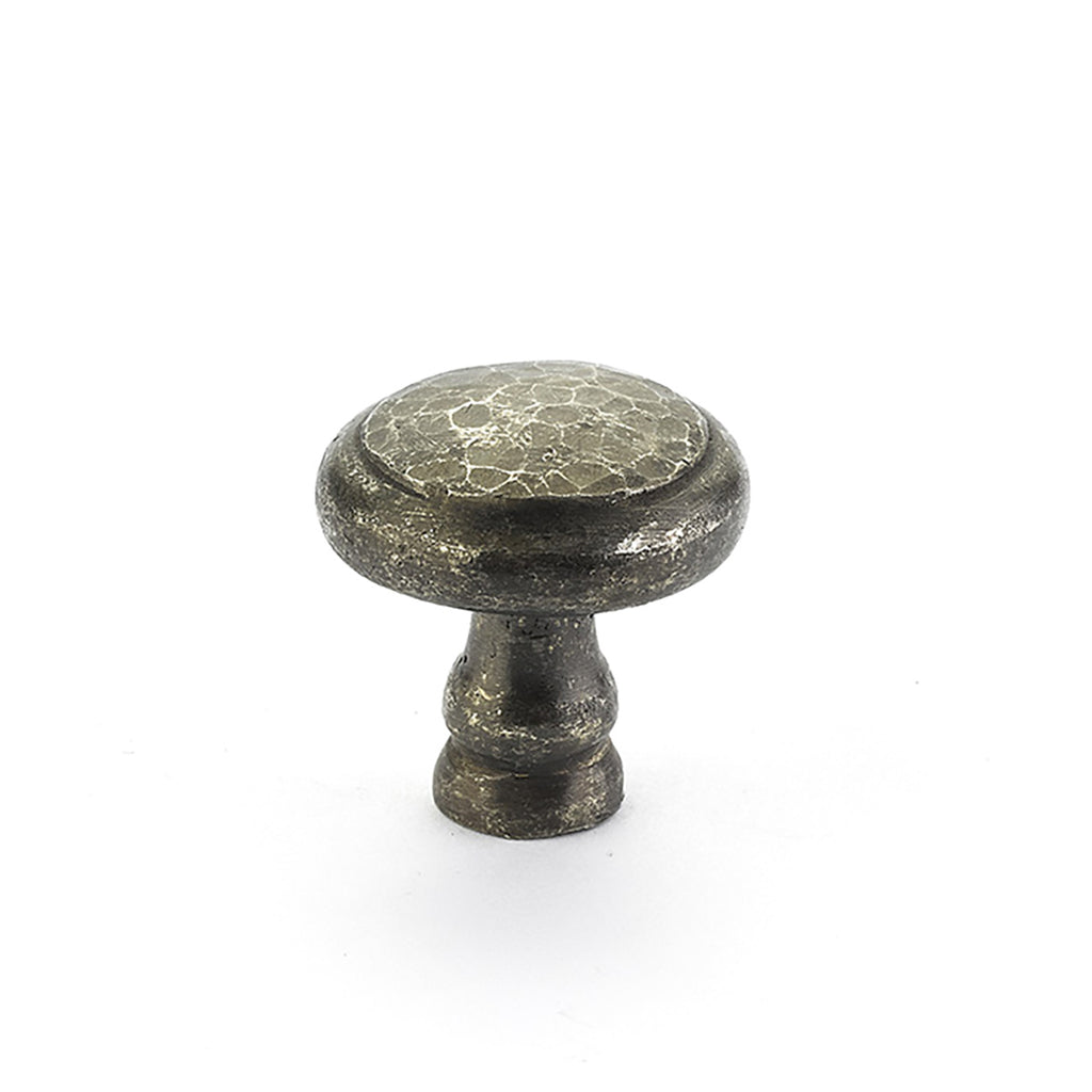 Artifex Round Riged Knob by Schaub - Dark Pewter - New York Hardware
