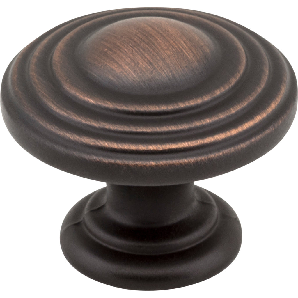 Stacked Bremen 2 Cabinet Knob by Jeffrey Alexander - Brushed Oil Rubbed Bronze